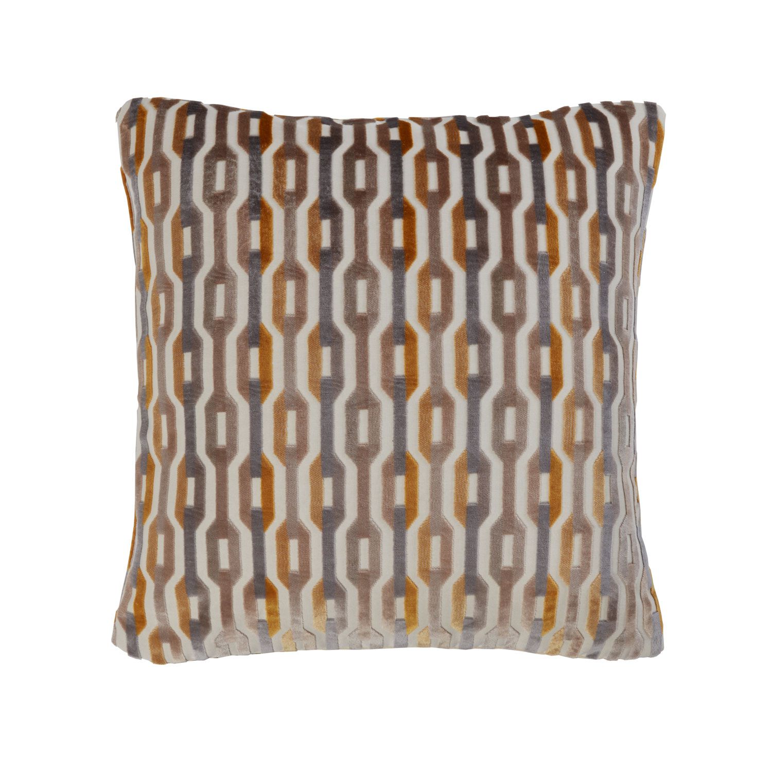 Ogee Cushion 45cm x 45cm - Ochre