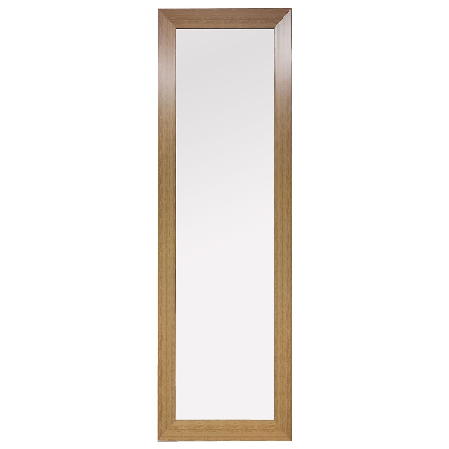 OVER THE DOOR MIRROR OAK EFFECT 40x130cm