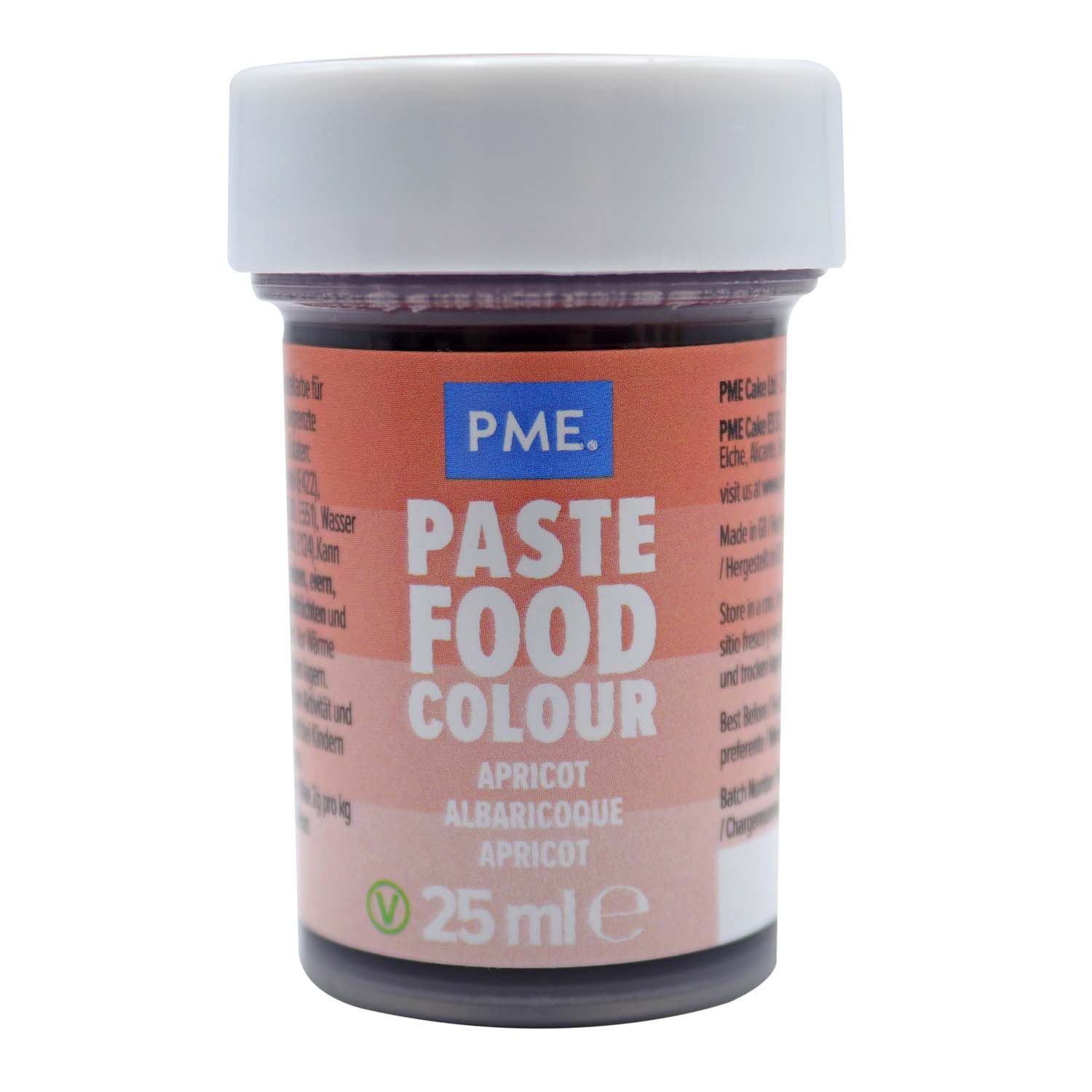 PME Colour Food Paste 25g - Apricot Crush