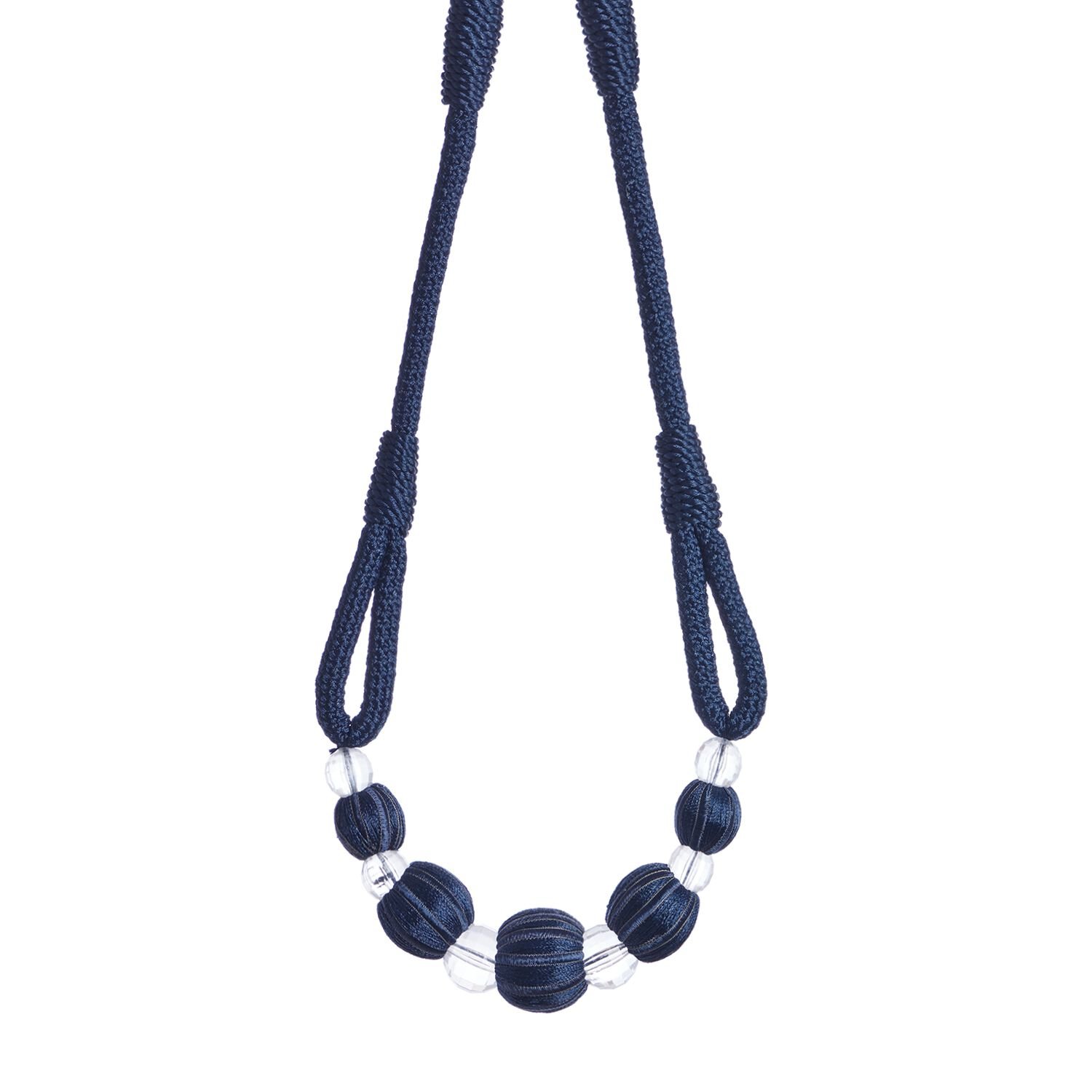 Paris Cable Ball Navy Tieback