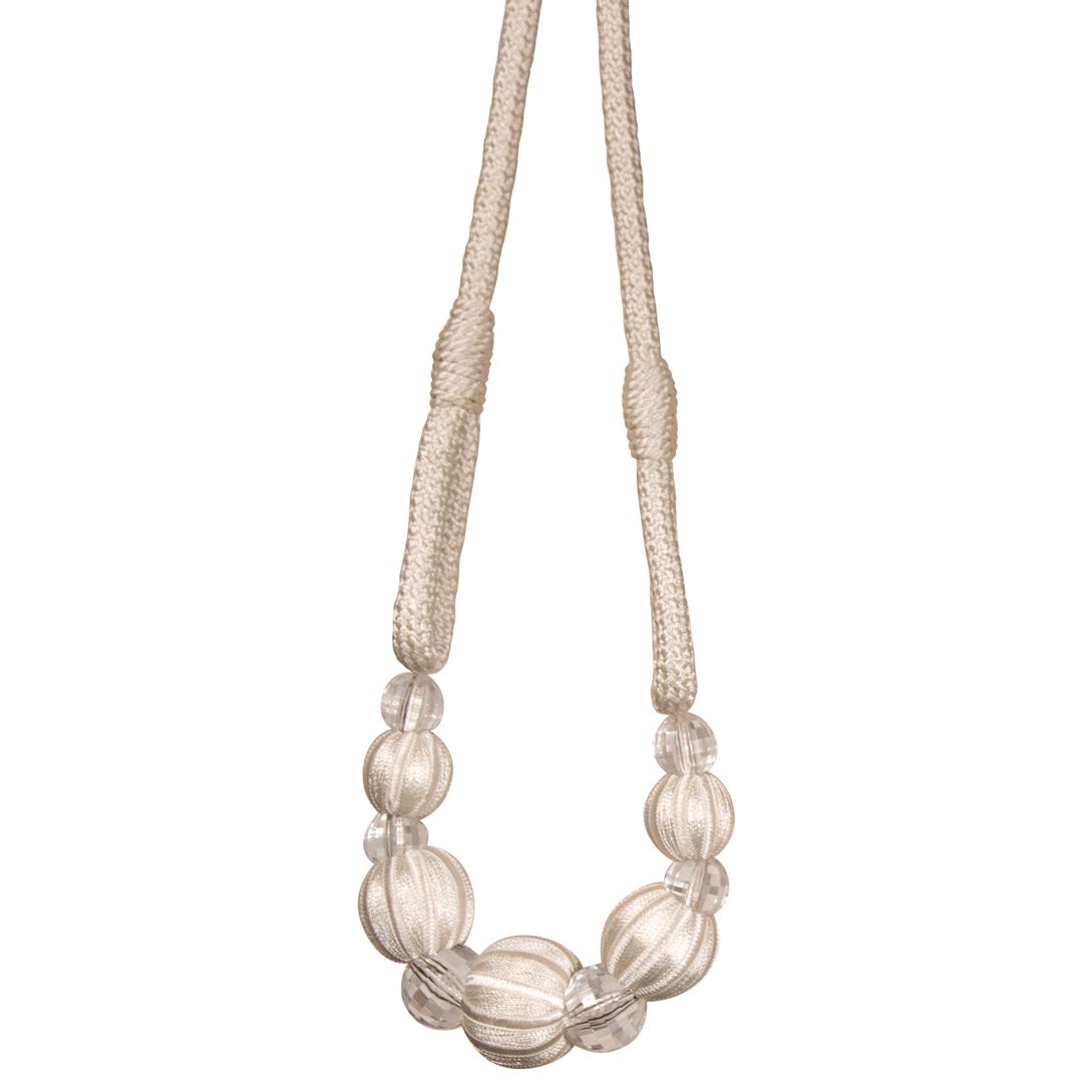 Paris Cable Ball Cream Tieback