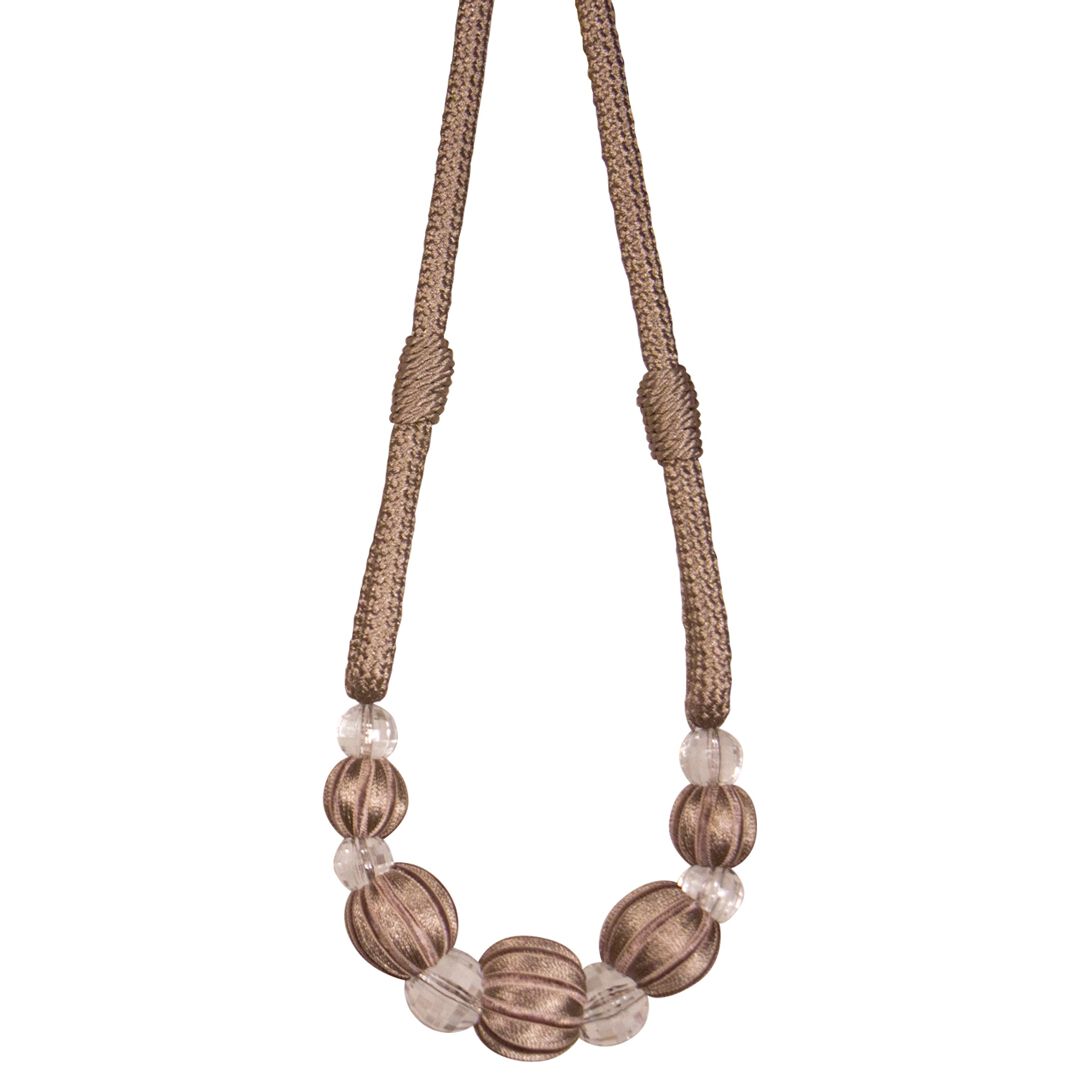 Paris Cable Ball Light Putty Tieback