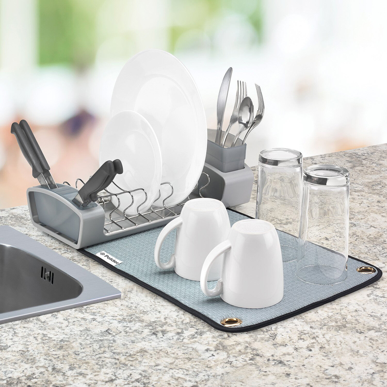 Polder Fold Away Dish Rack