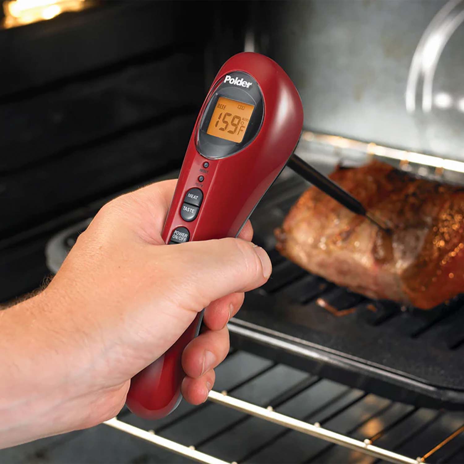 Polder Safe Serve Digital Meat Thermometer