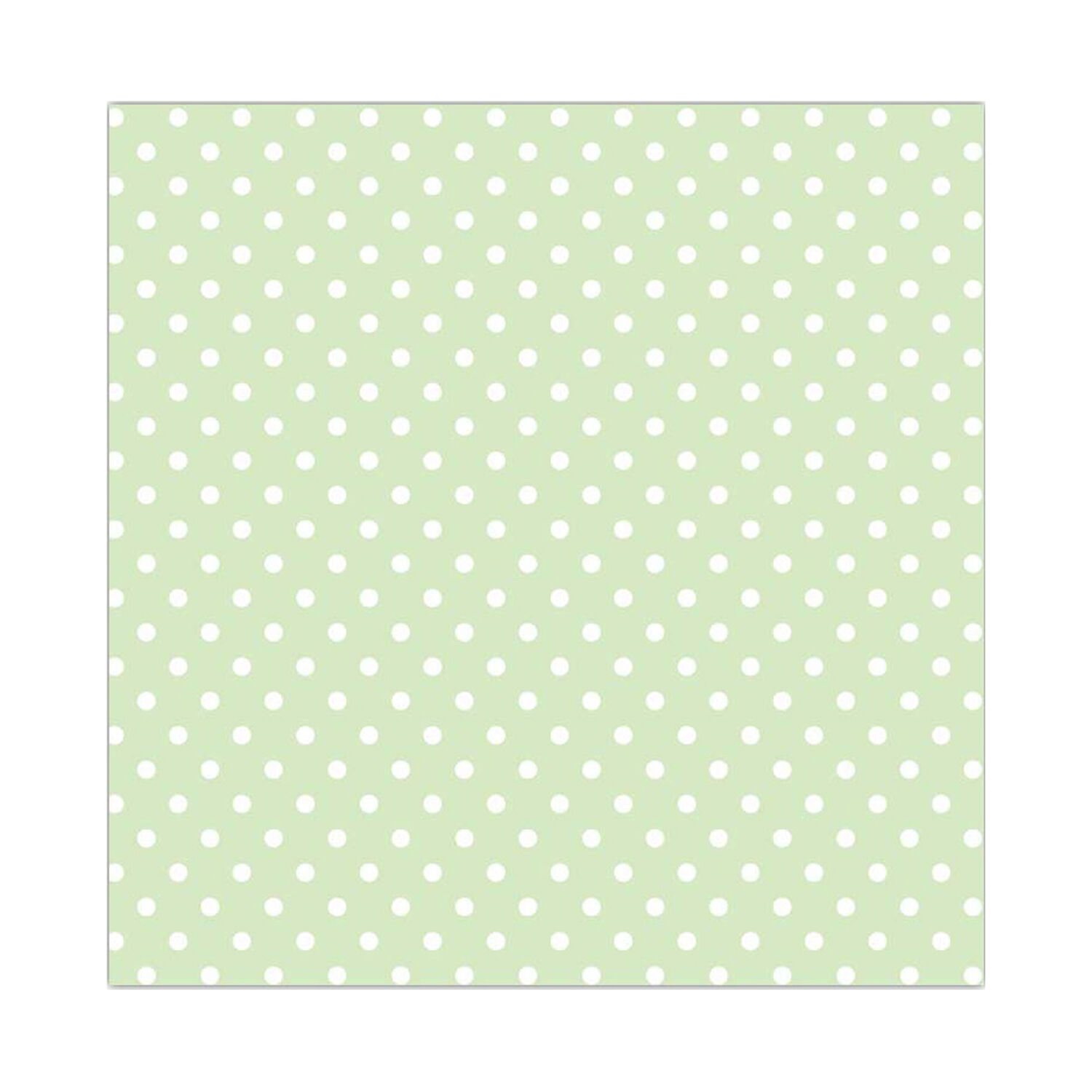 Polka Spot Pastel Napkins 20 Pack - Green