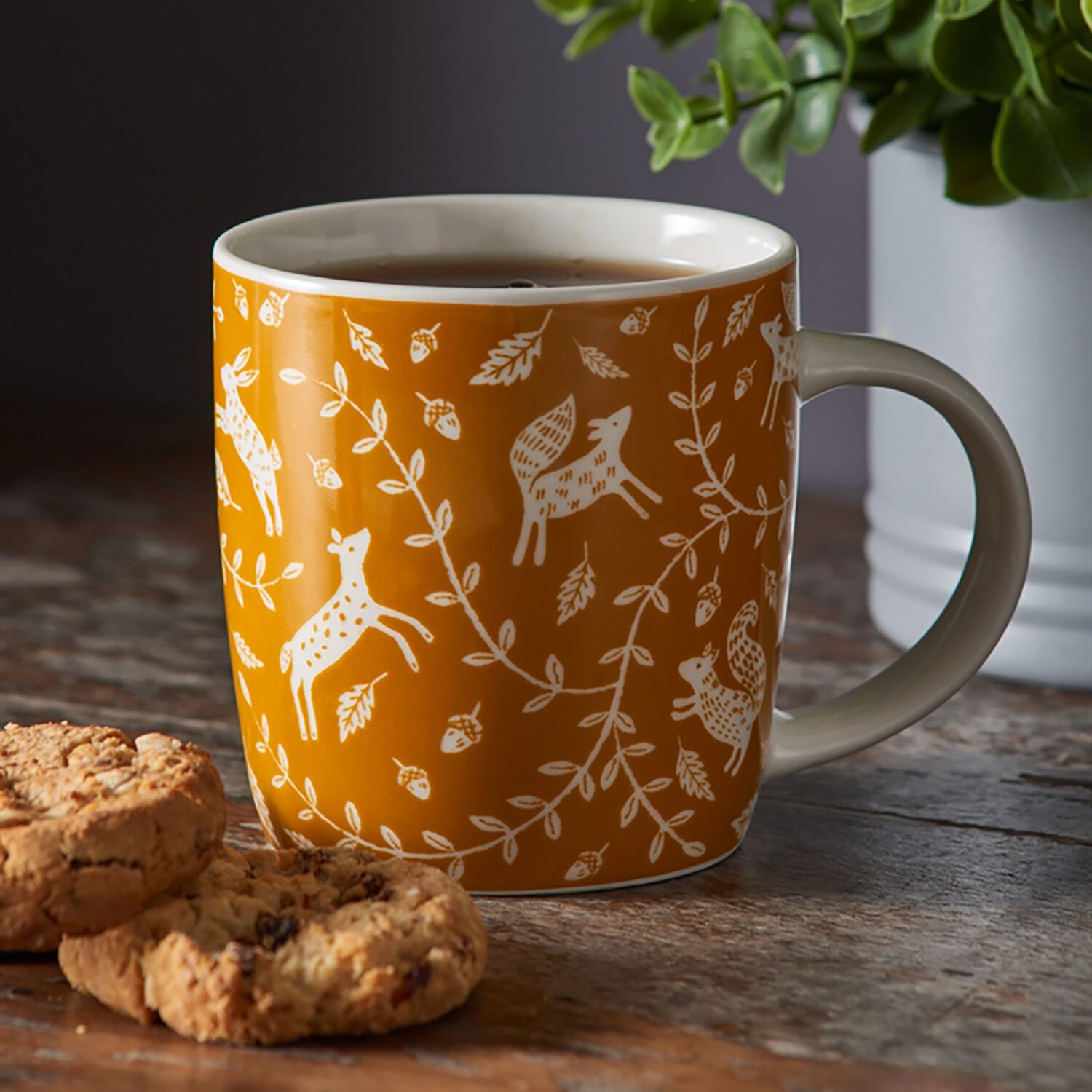 Price & Kensington Woodland Mustard Mug