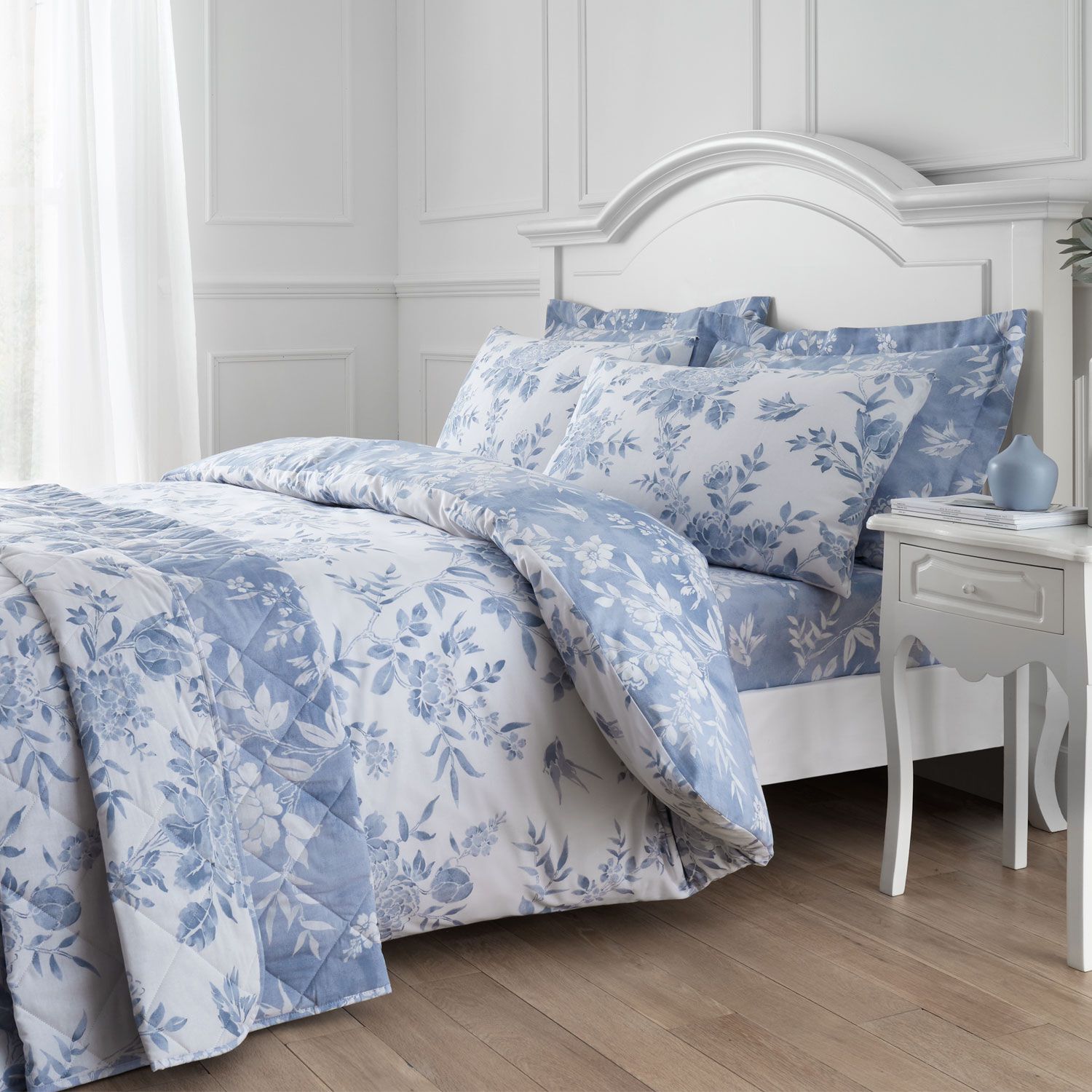 KING SIZE DUVET COVER Priscilla Chambray