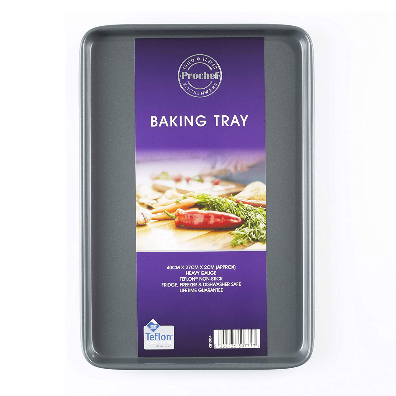 Prochef Heavy Duty Large Oven Baking Tray 40cm