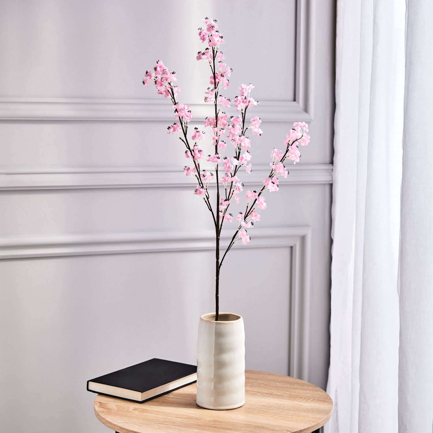 Prunus Branch Light Pink 89cm