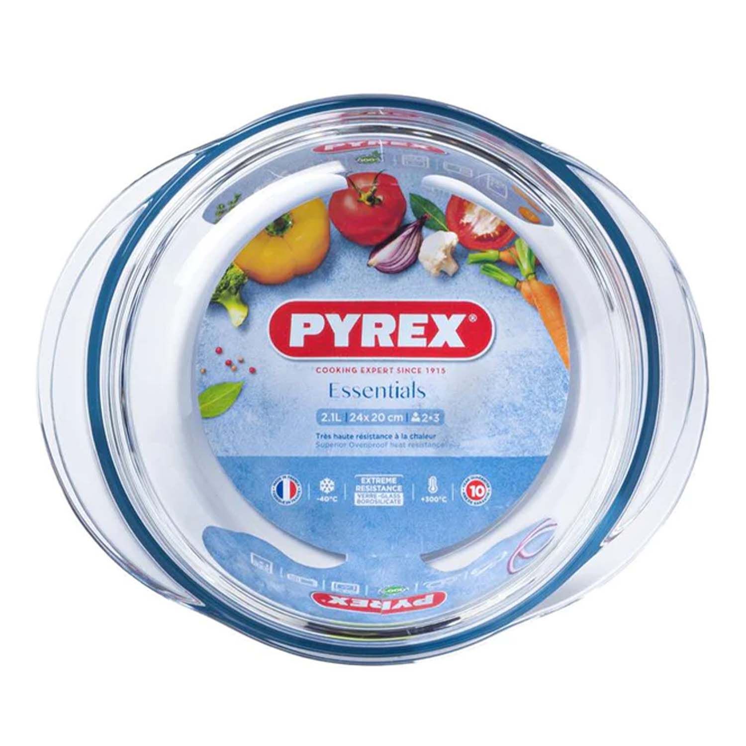 Pyrex Classic Casserole Dish 1.6L+0.5L (2.1L)