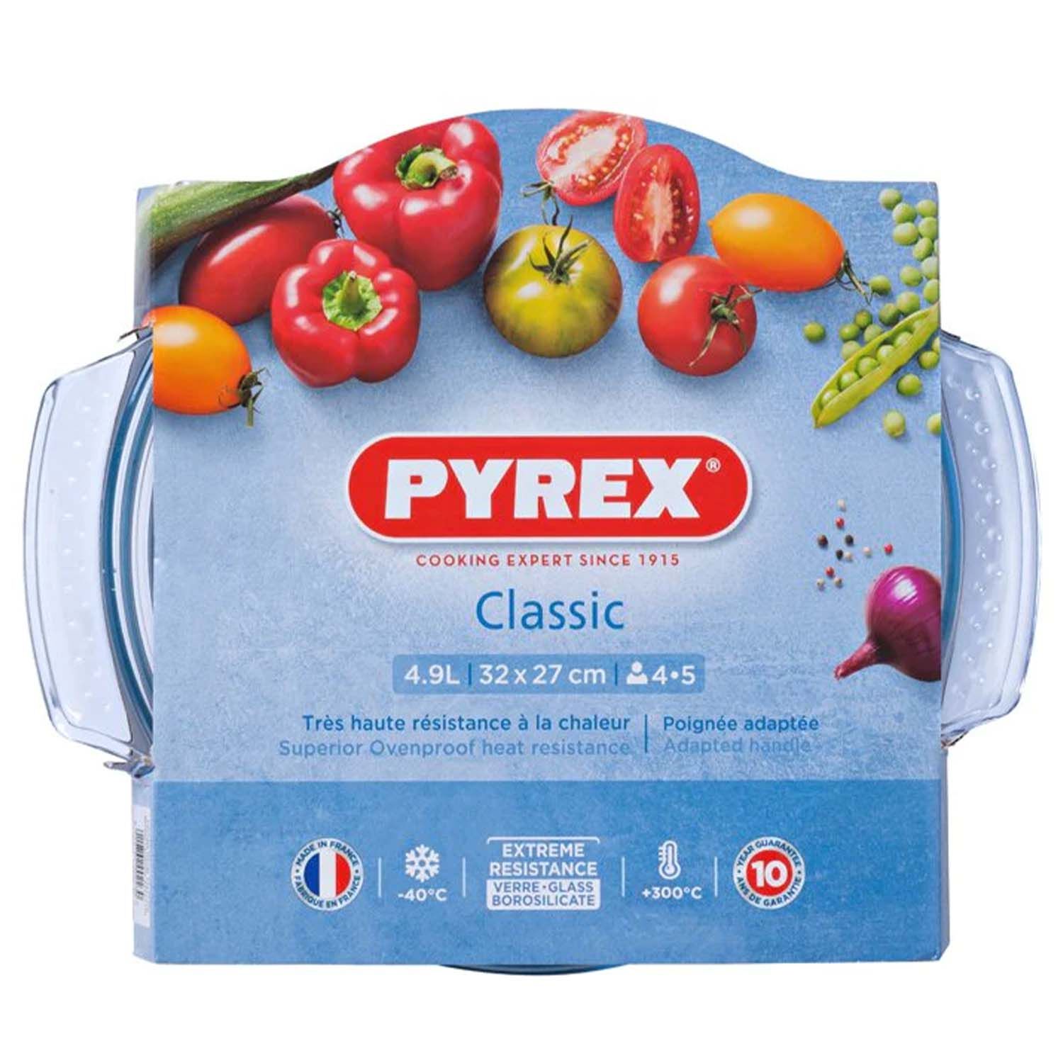Pyrex Classic Casserole Dish 3.5L+1.4L (4.9L)