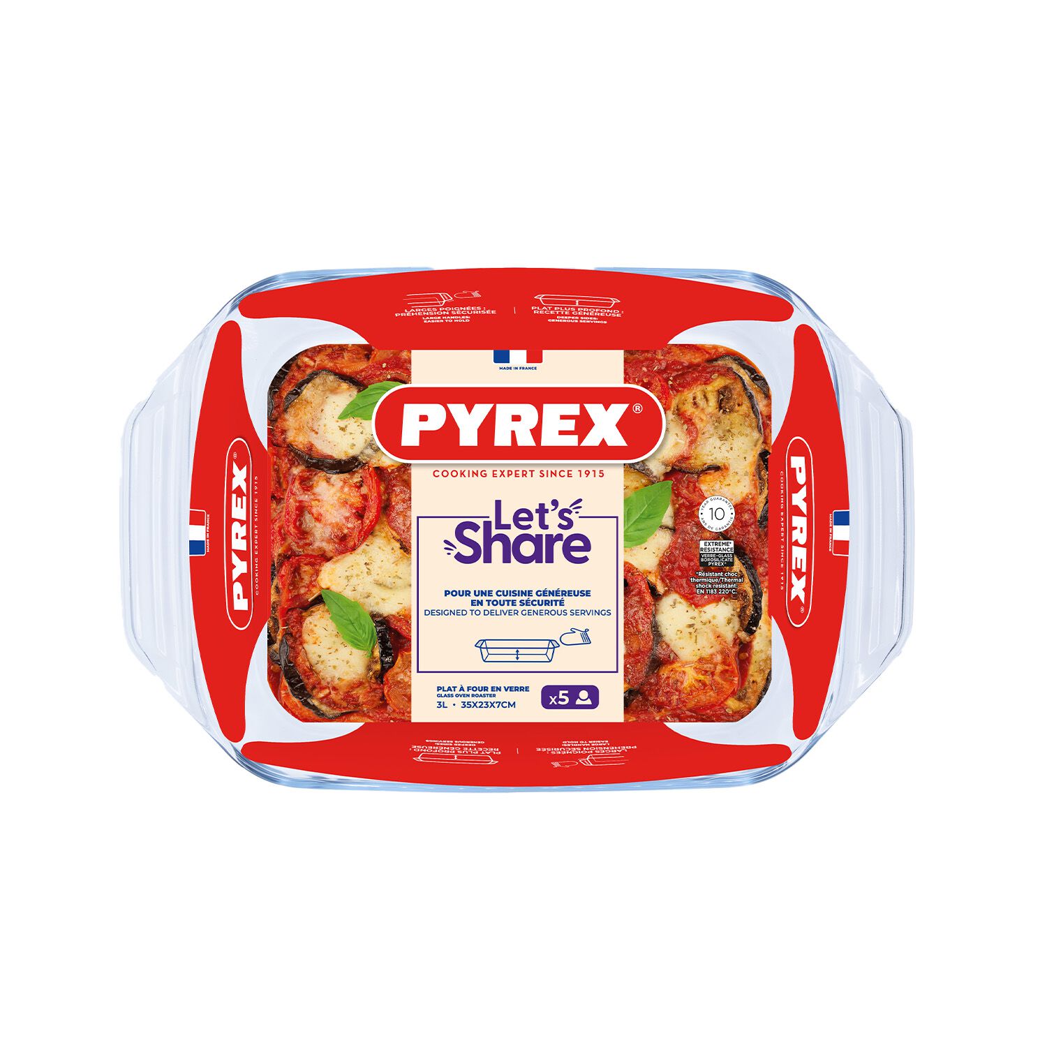 Pyrex Irresistible Oblong Roaster 35x23cm