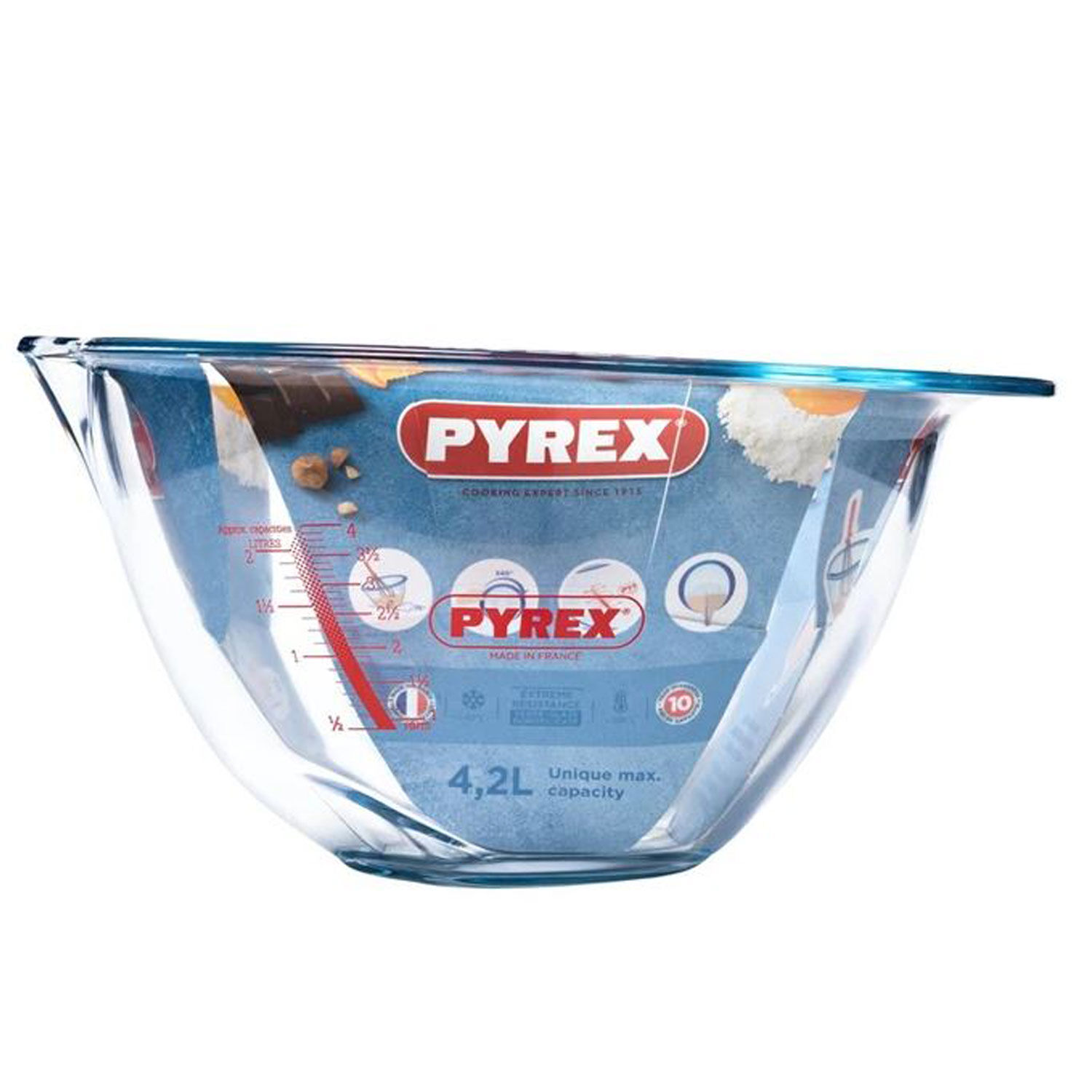 Pyrex Mixing Bowl With Gradients 4.2L