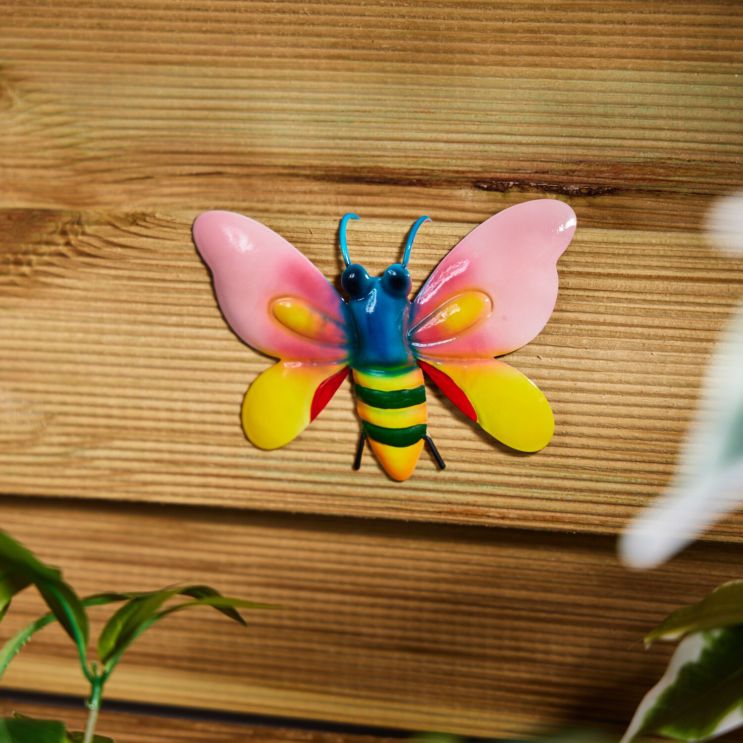 Rainbow Bee Garden Decor
