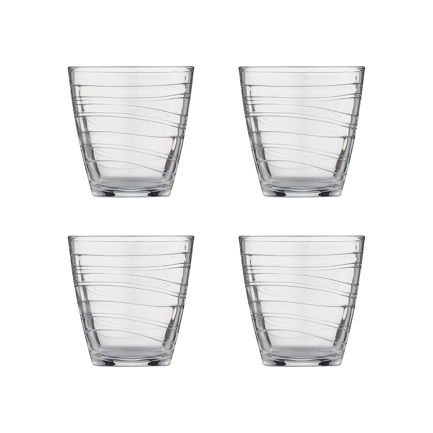 Ravenhead Essential Swirl Mixer Glasses Set Of 4