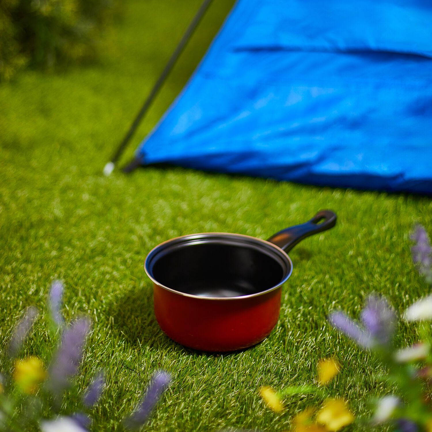 Red Camping 14cm Saucepan
