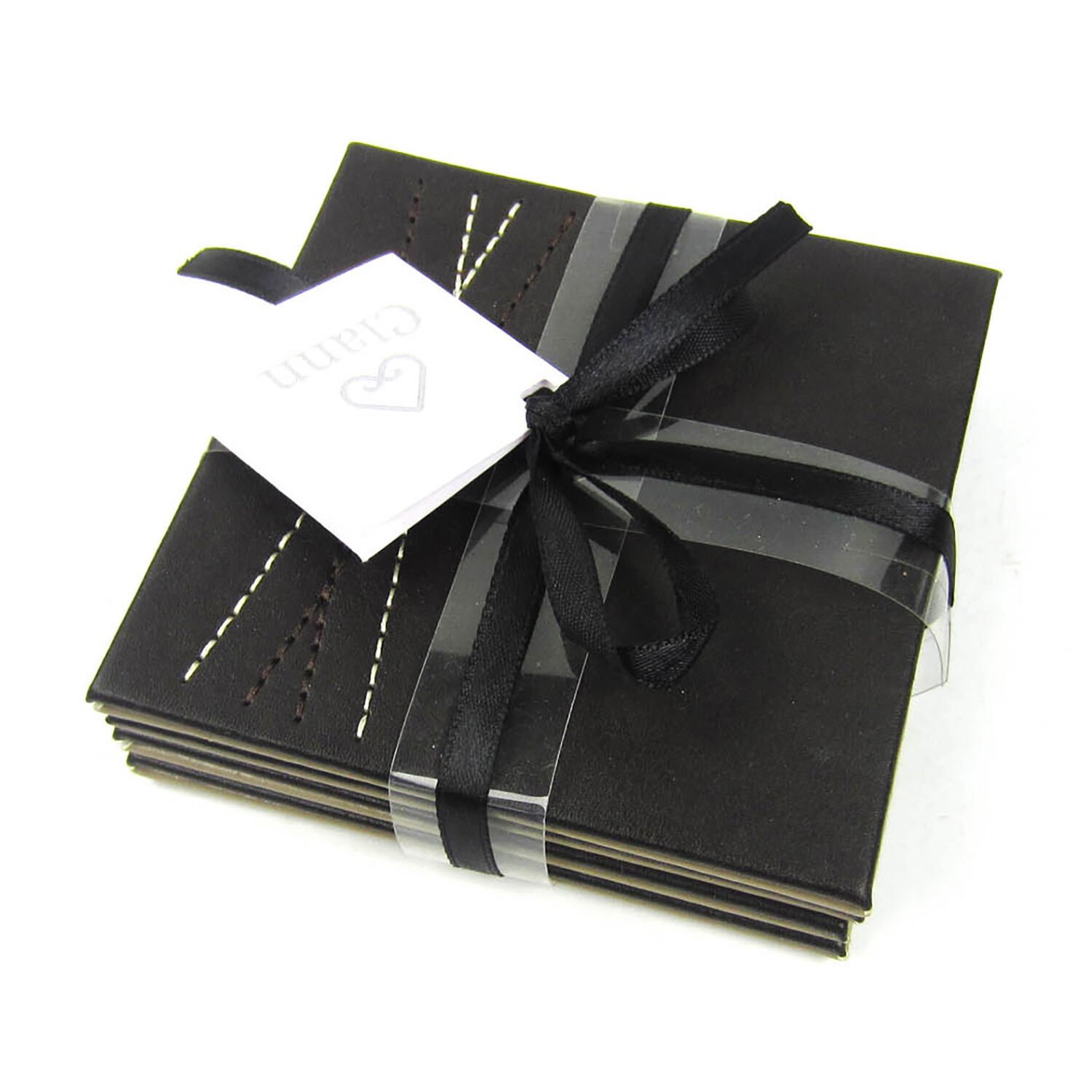 Reversible Diamond Coasters 4 Pack - Brown/Taupe