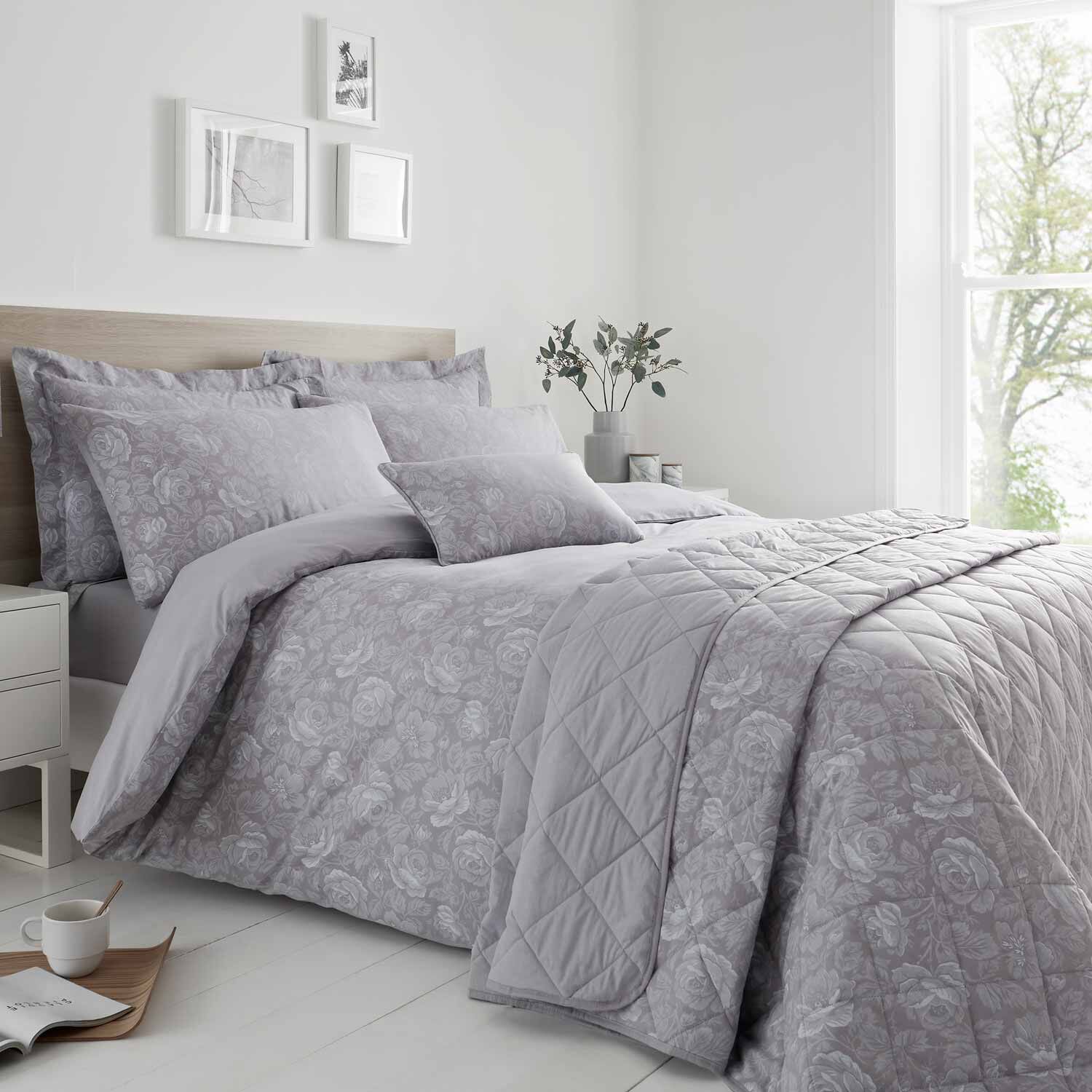 SINGLE DUVET COVER Roisin Grey