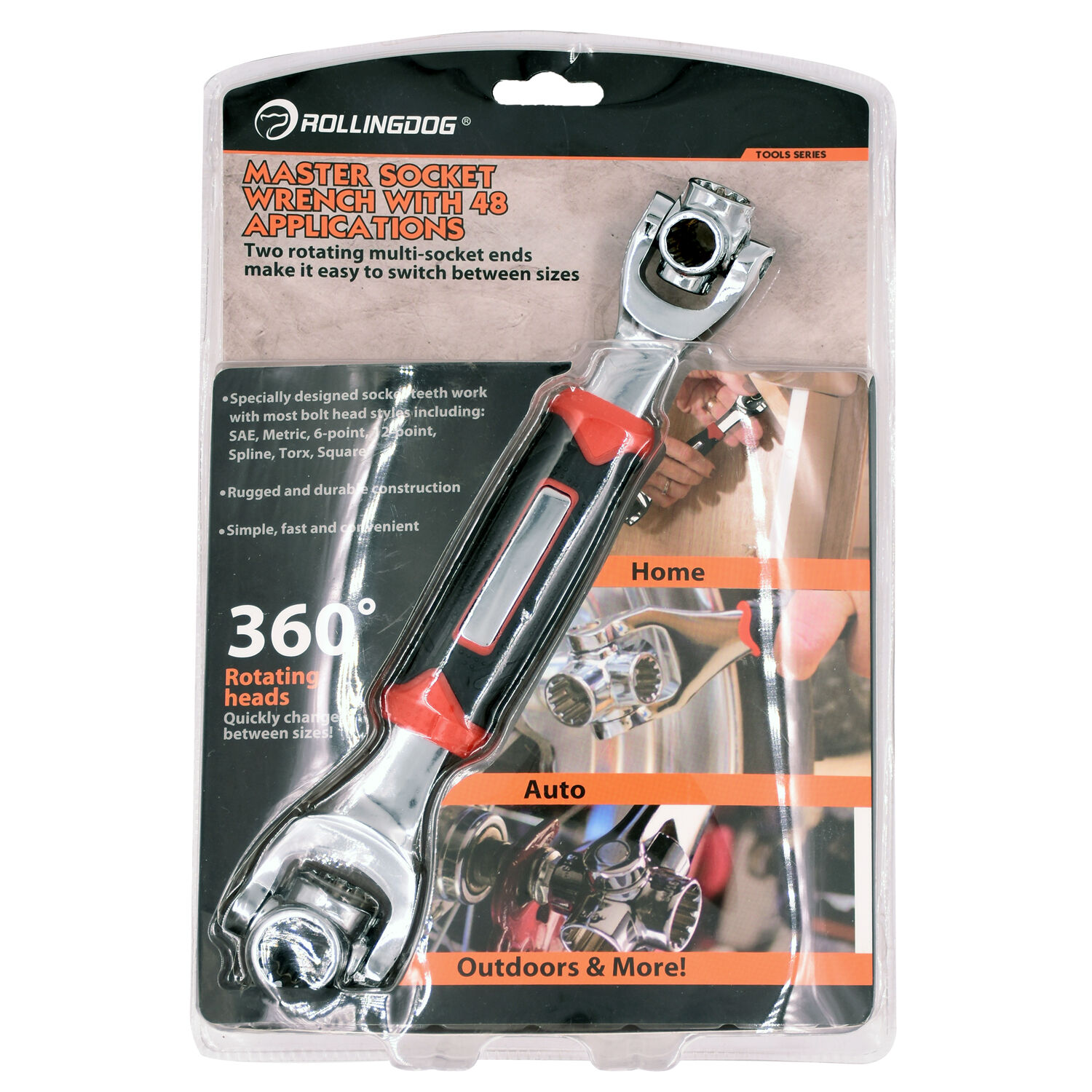 Rolling Dog 48 in 1 Socket Wrench