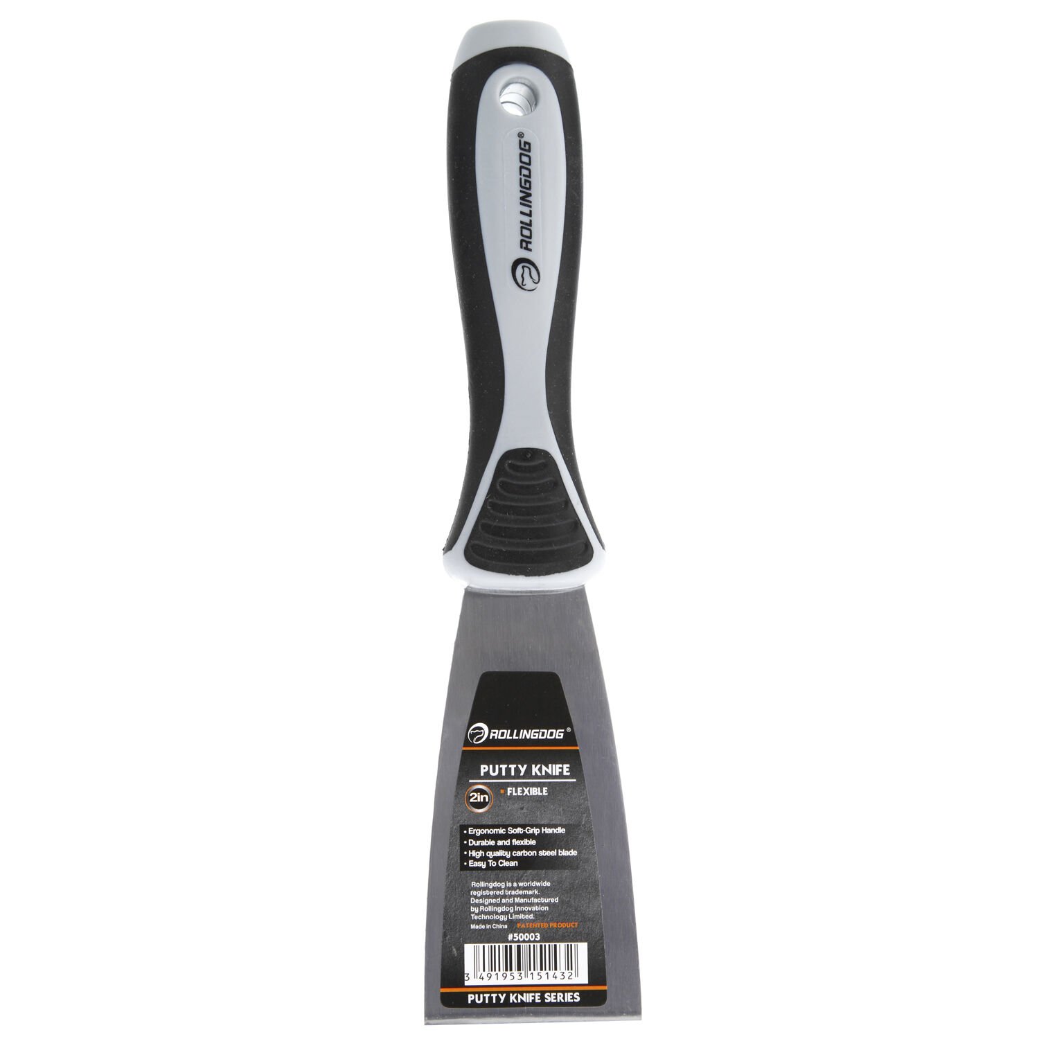 Rolling Dog Putty Knife - 2"