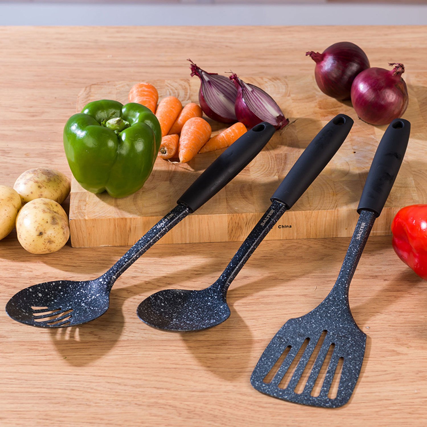 Salter Megastone 3 Piece Utensil Set