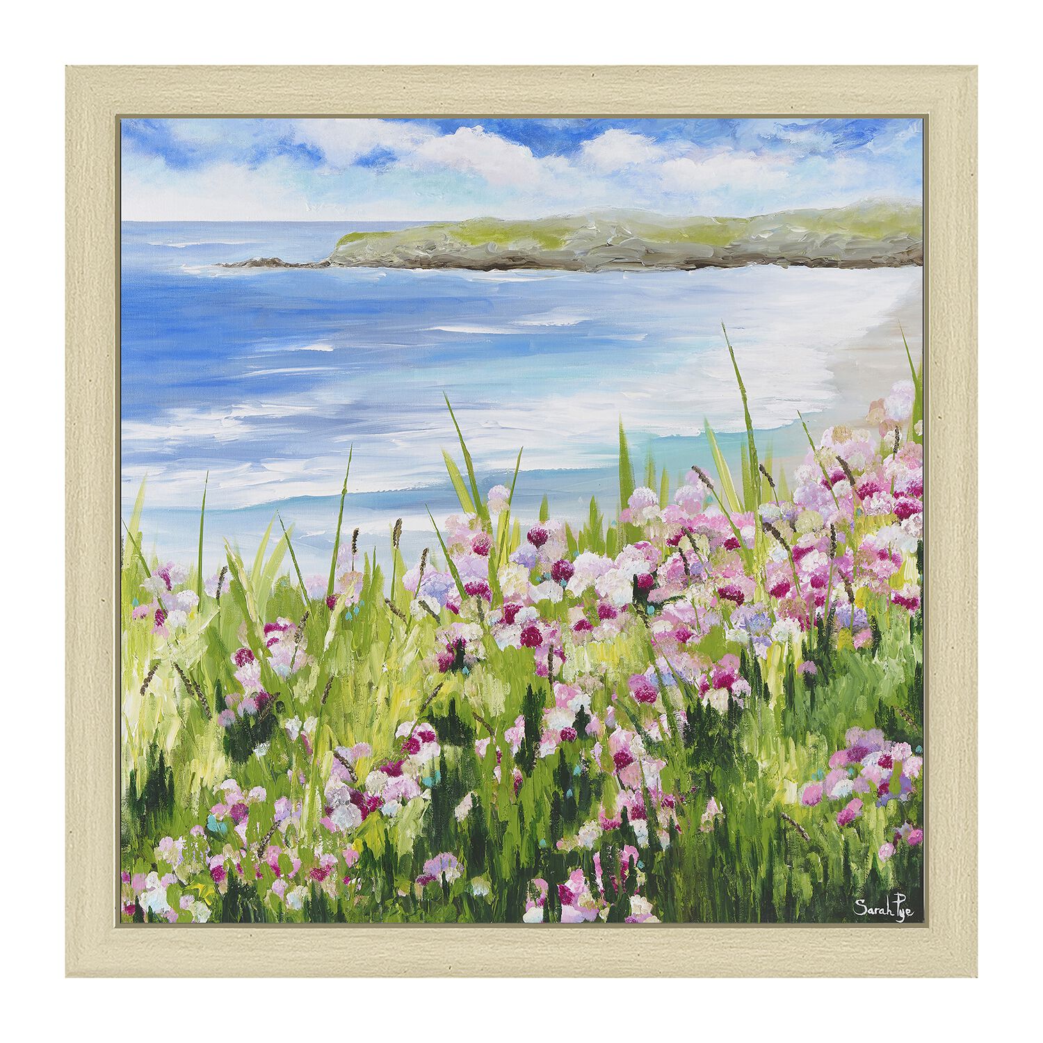 Sea Pinks Framed Print