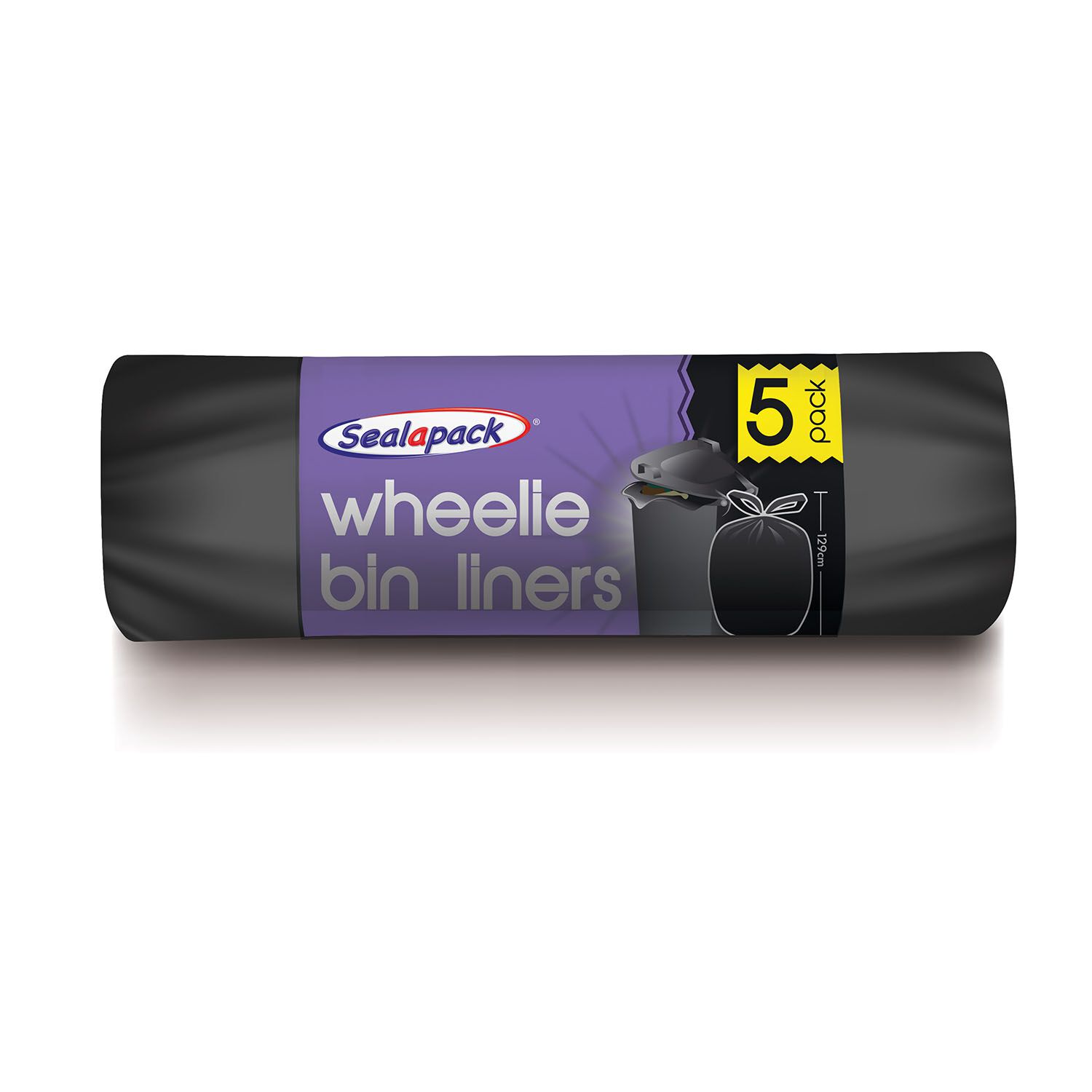 Sealapack 140L Wheelie Bin Liners 5pk