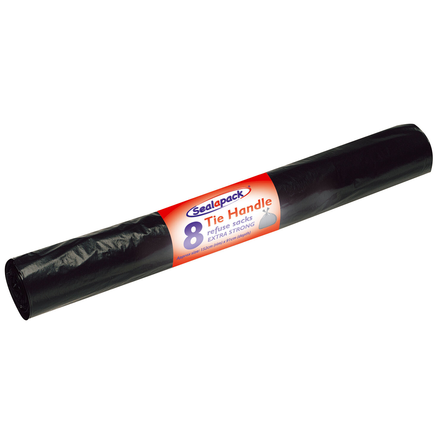 Sealapack 70L Tie Handle Sacks - 8 Pack