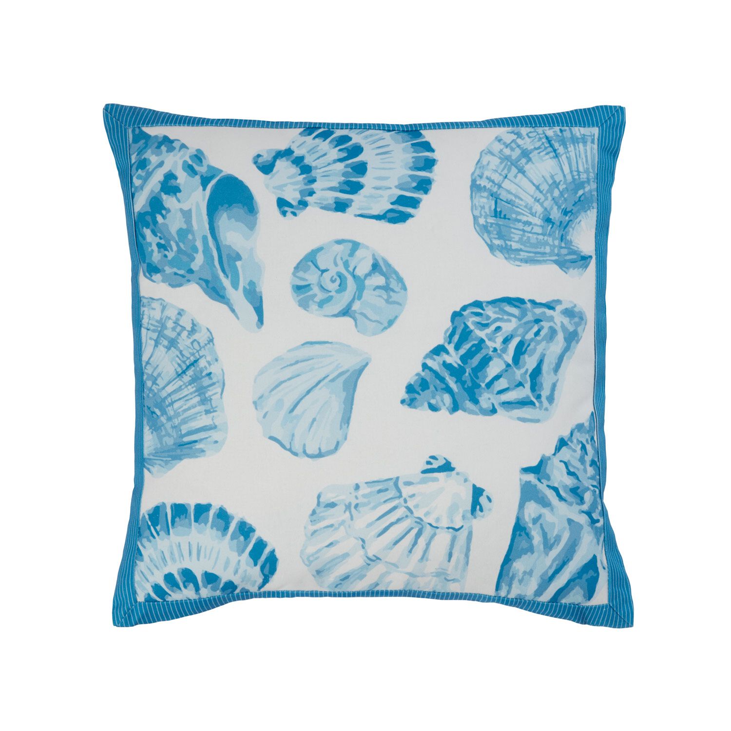 Seashells Cushion 45cm x 45cm - Teal