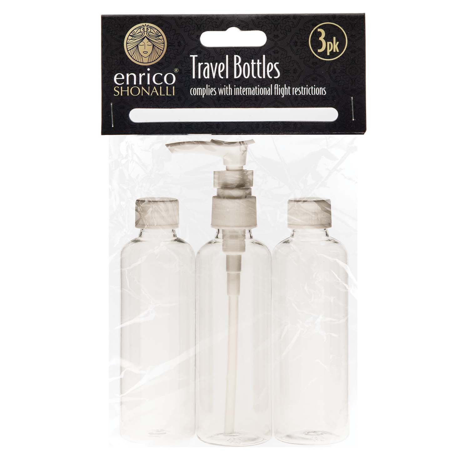 Set Of 3 Travel Bottles