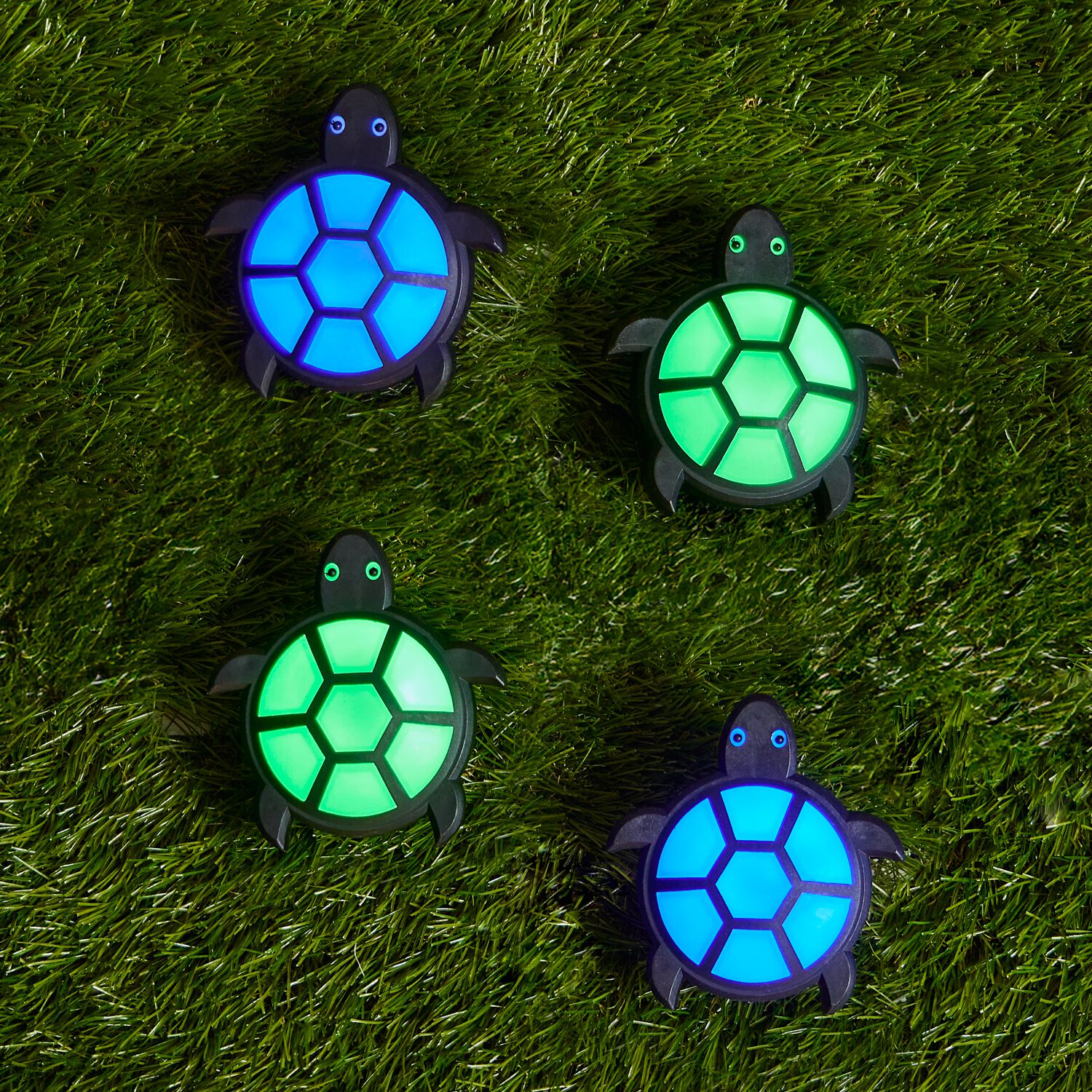Set Of 4 Turtle Path & Deck Lights
