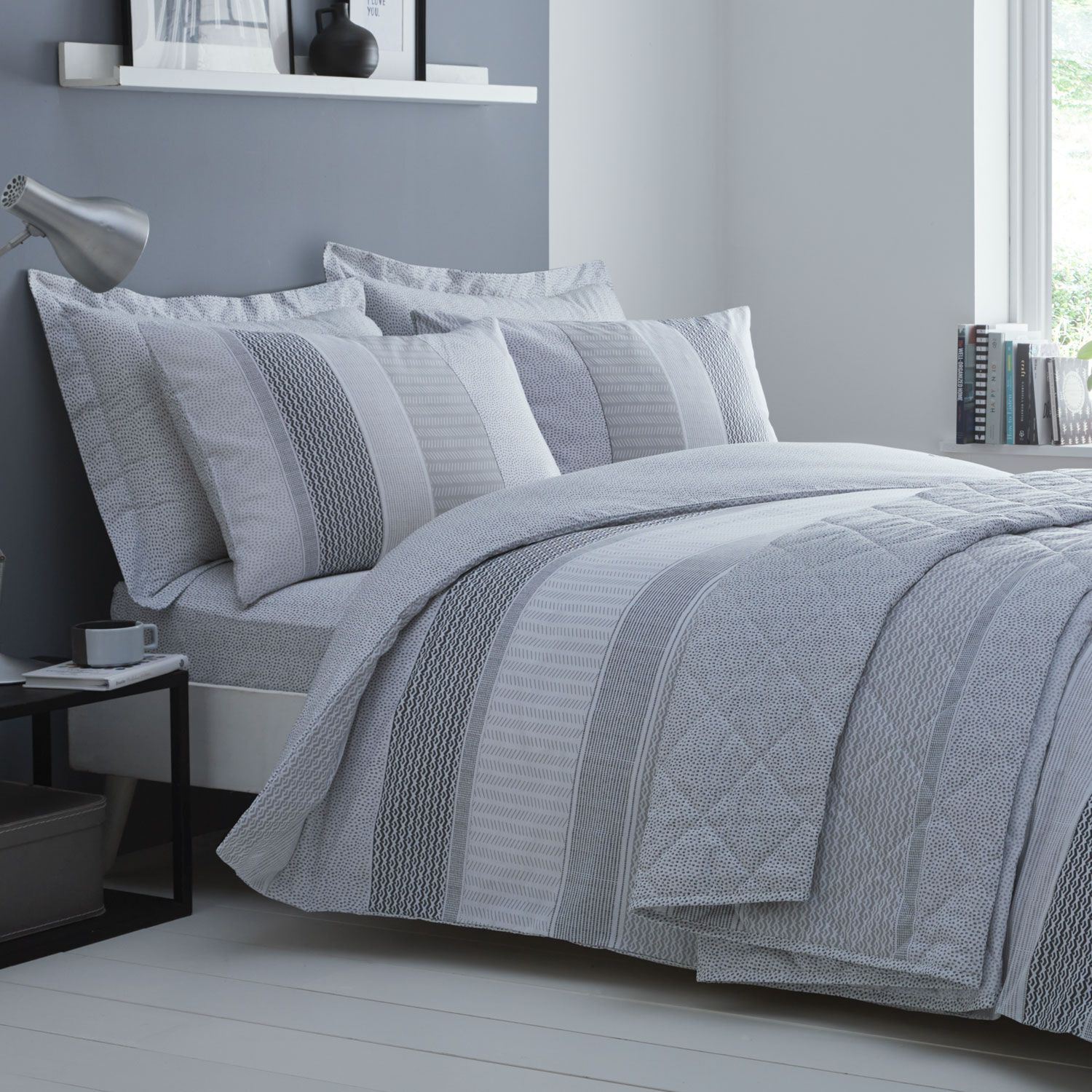 SUPER KING SIZE DUVET COVER Shiloh Grey