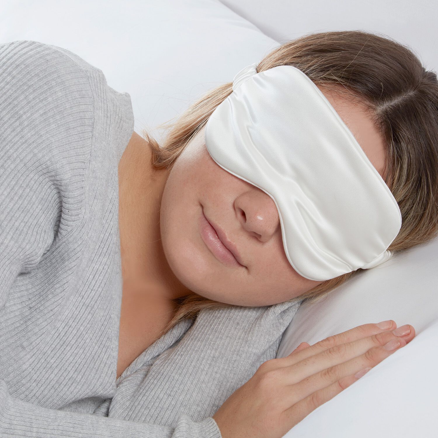 Silk Sleep Eye Mask - Ivory