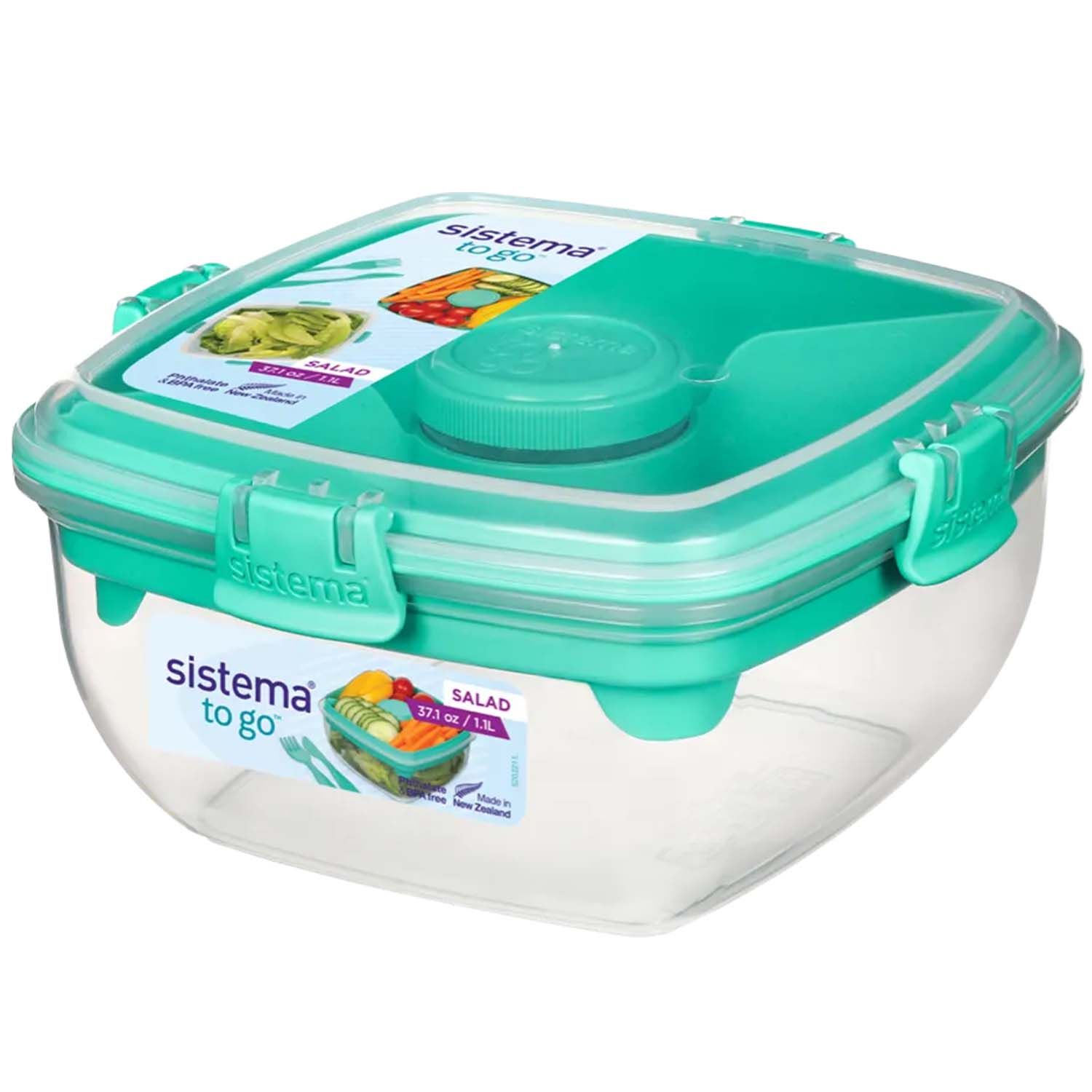 Sistema Salad to Go Lunch Box With Cutlery