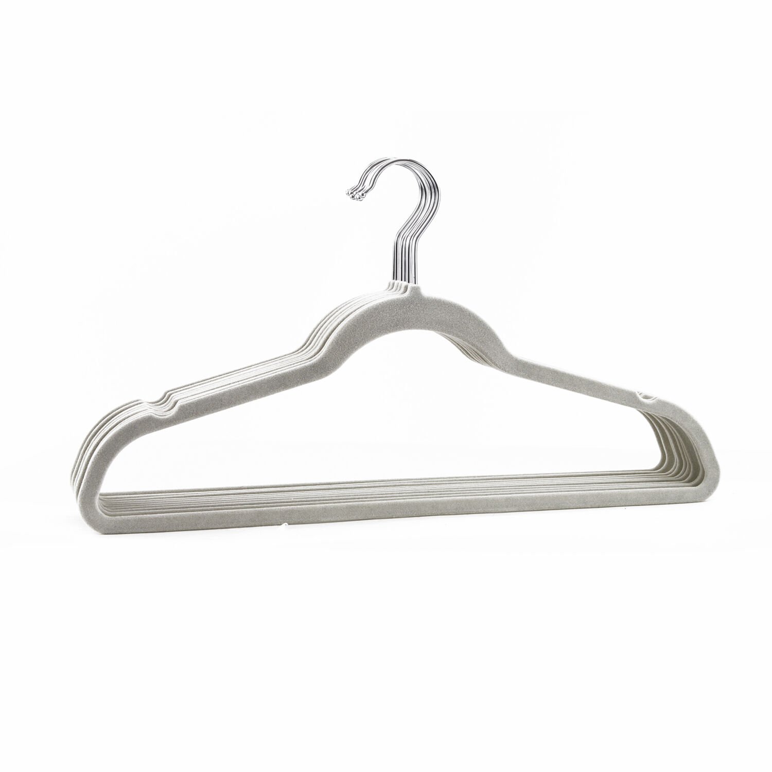 Skinny Velvet Hangers 10 Pack Cream