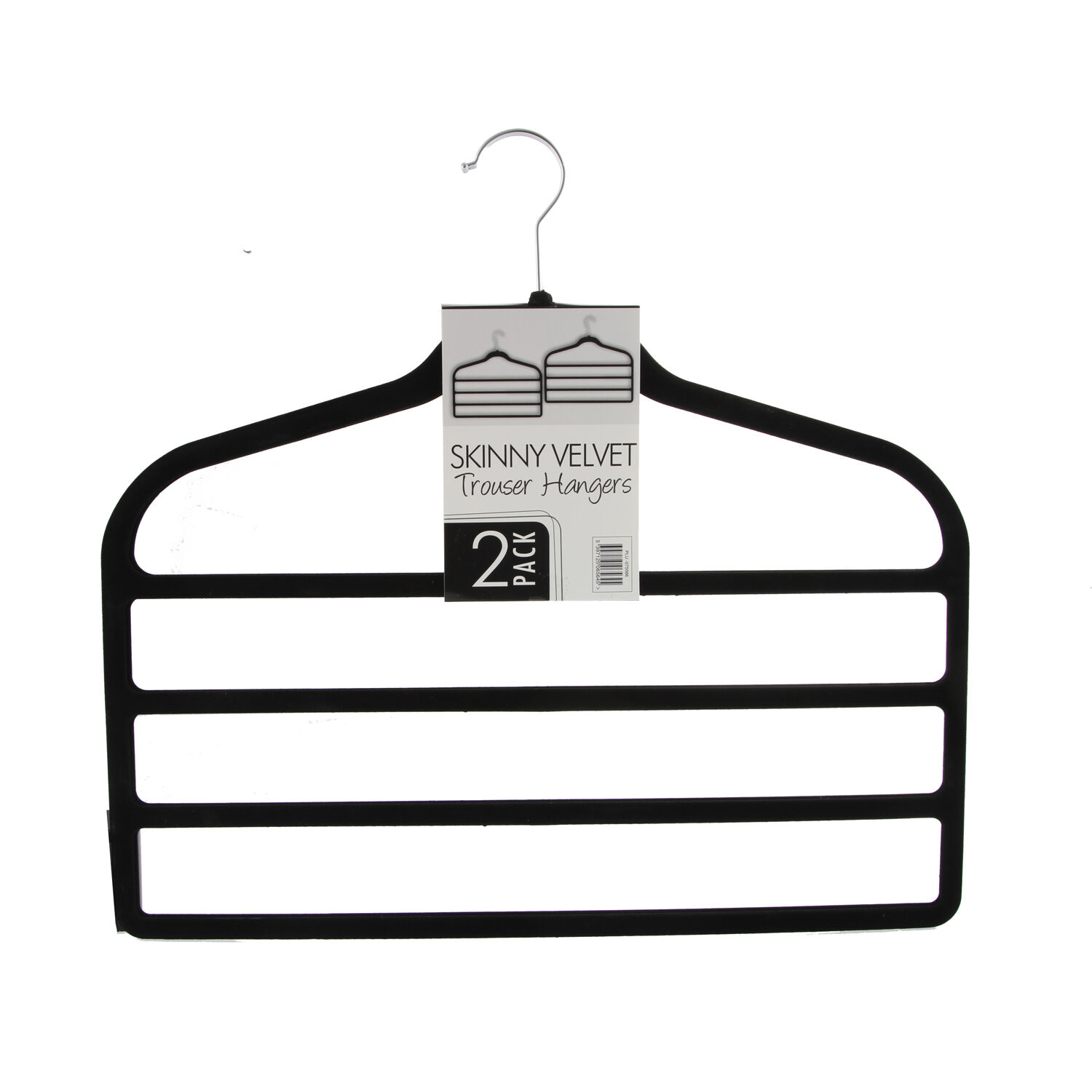 Skinny Velvet Trouser Hanger 2 Pack
