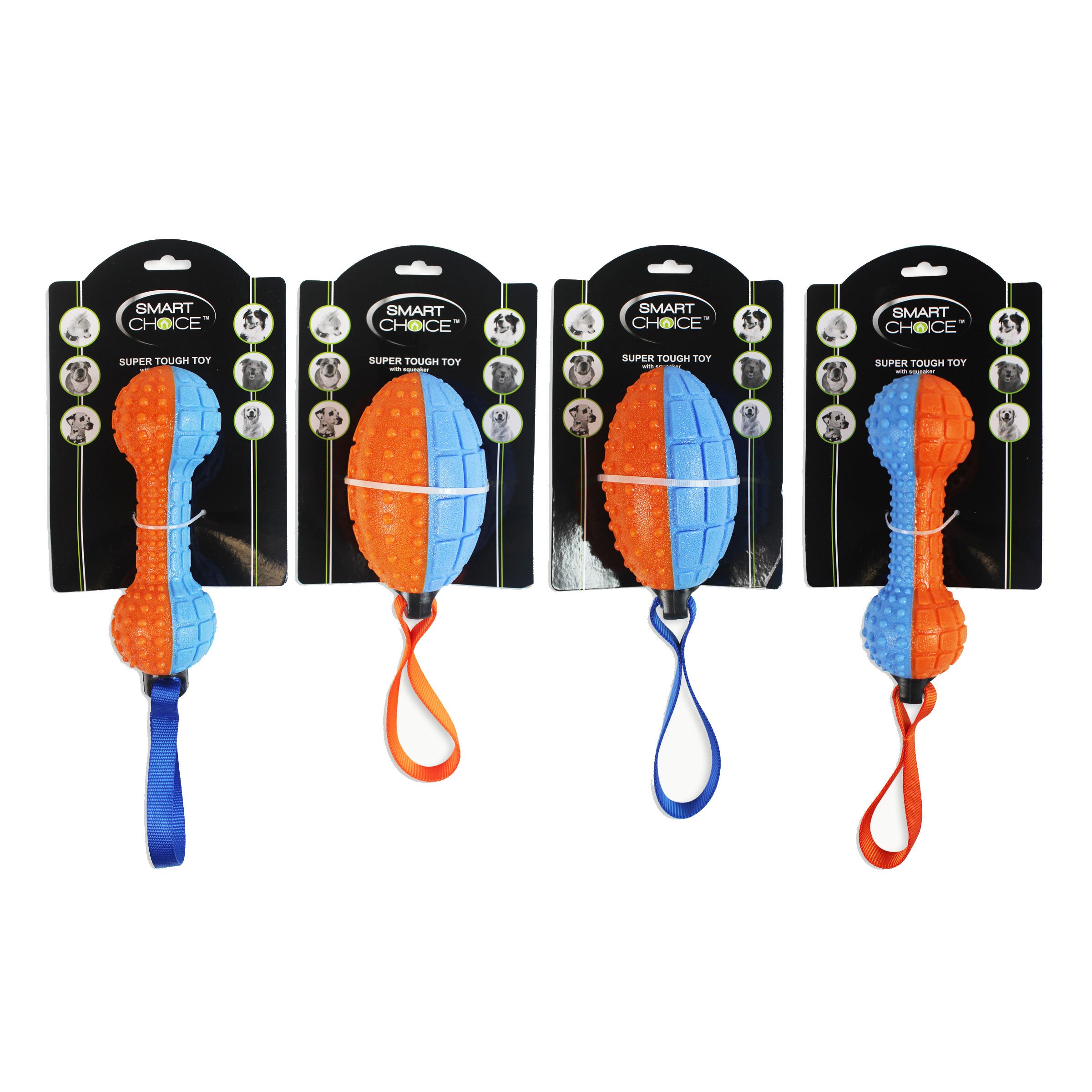 Smart Choice 2 Colour TPR Dog Toy