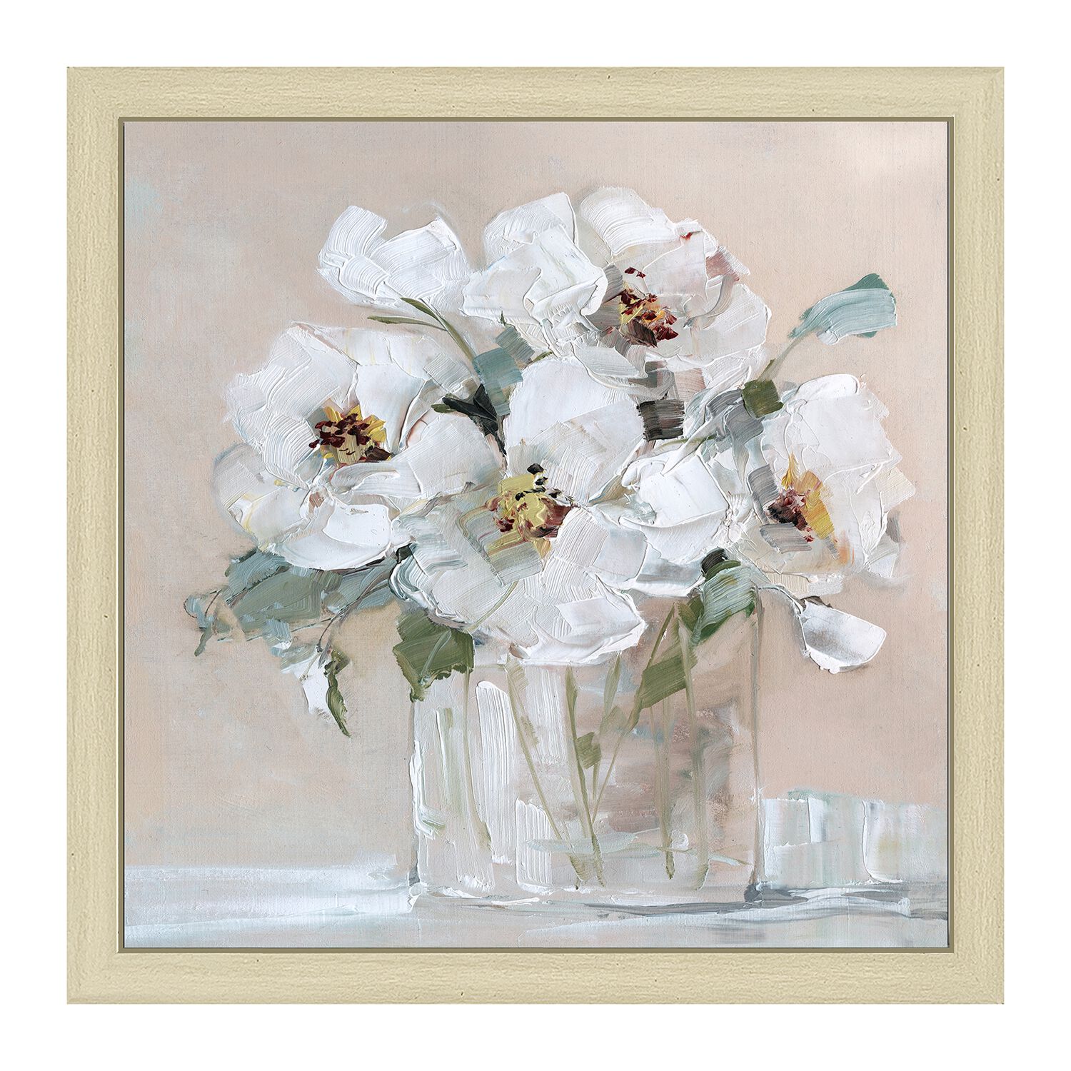 Soft Whites Framed Print