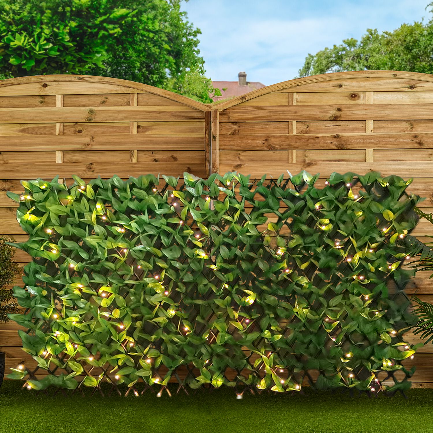 Solar Leaf Trellis 100 x 200cm