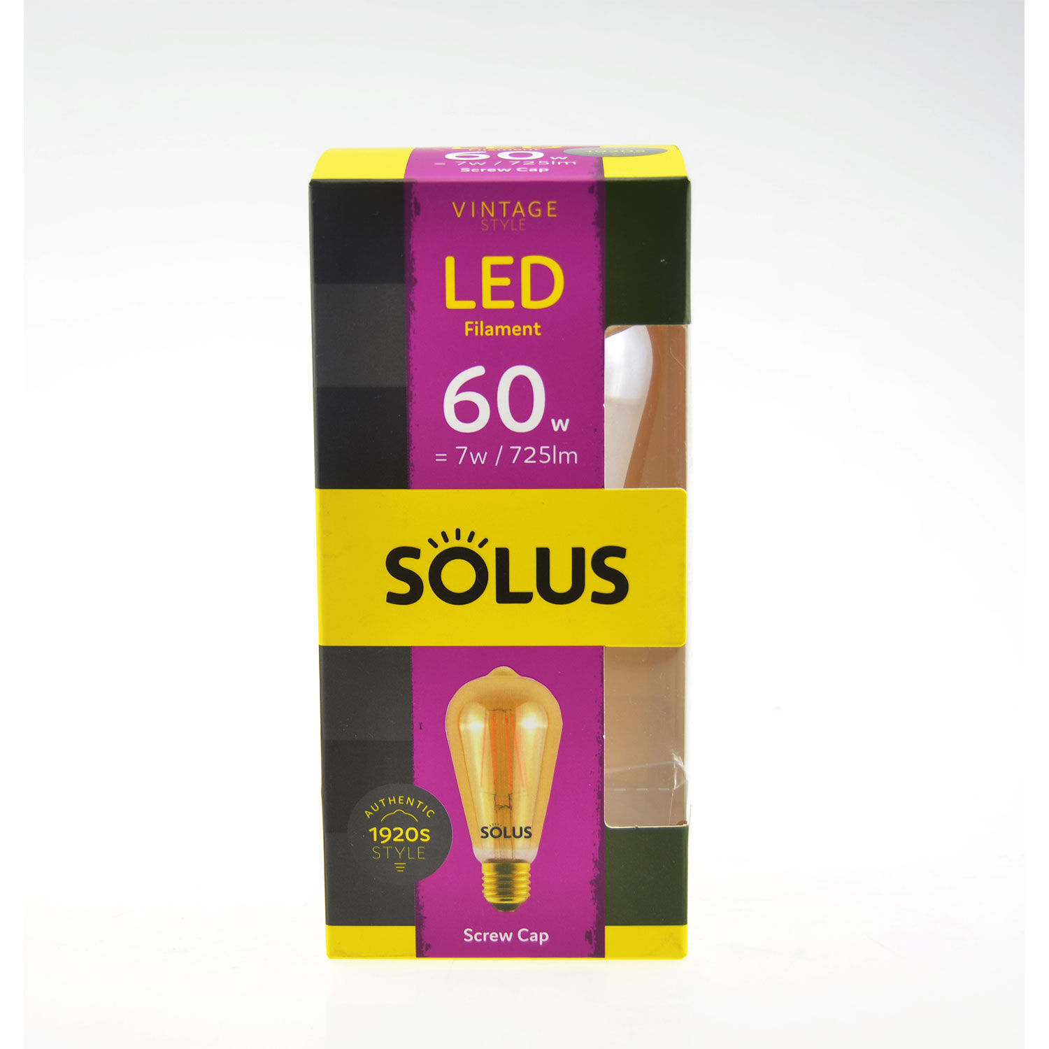 Solus ST64 ES XCROSS LED Golden Bulb 7W (EQ. 60W)