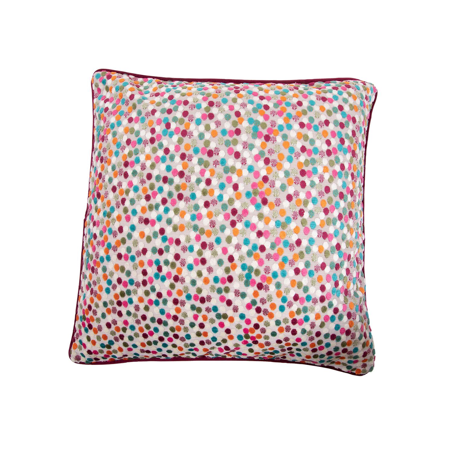 Sophie Spot Cushion 45x45cm - Green
