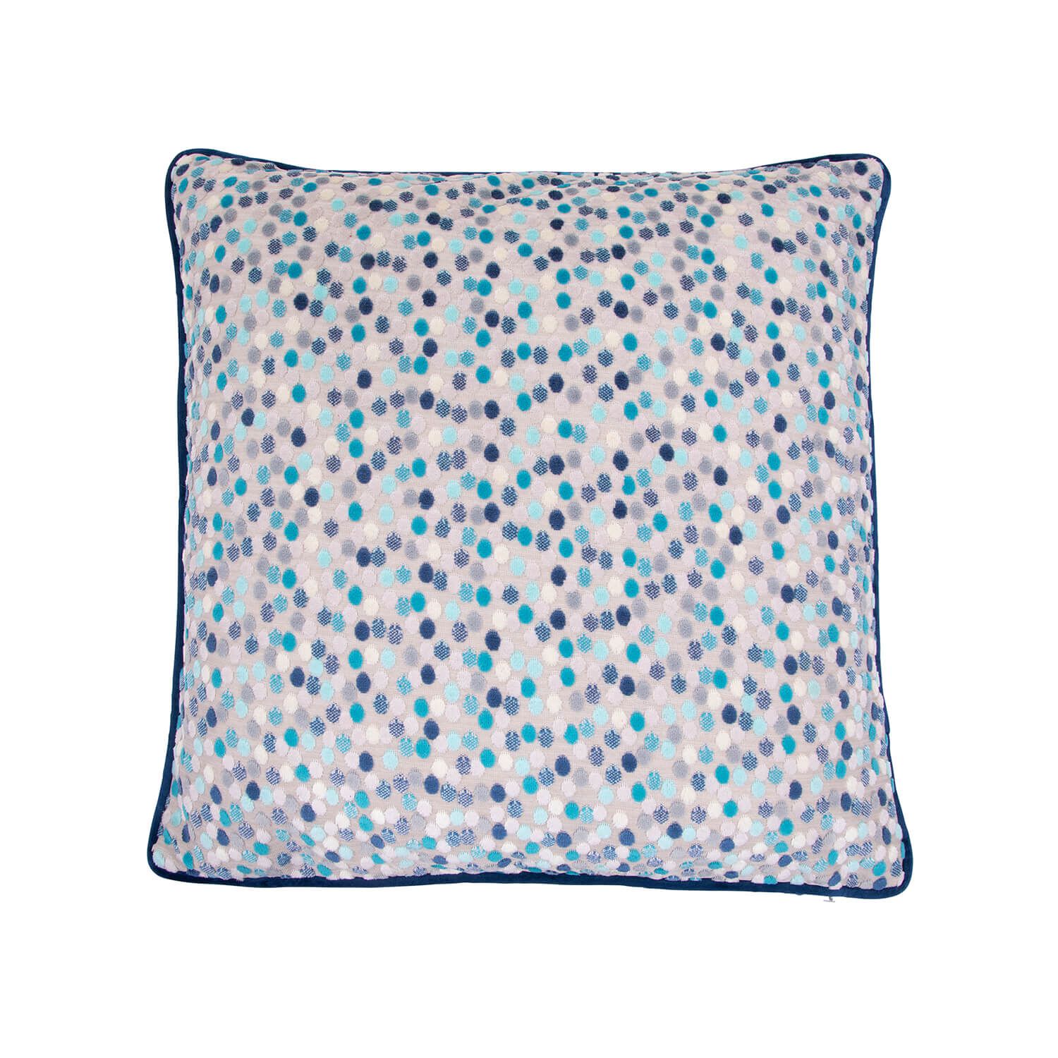 Sophie Spot Cushion 45x45cm - Blue