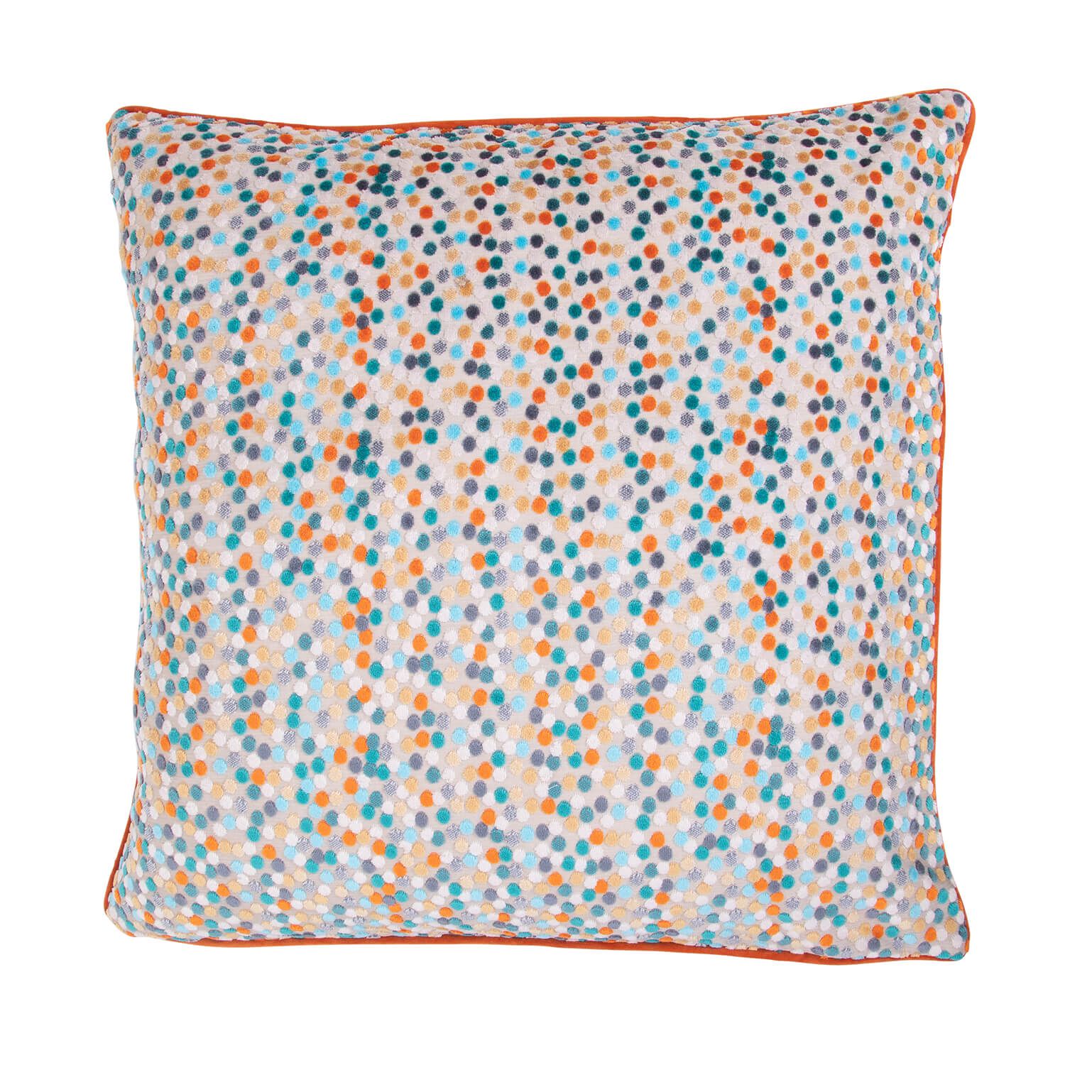 Sophie Spot Cushion 58x58cm - Orange