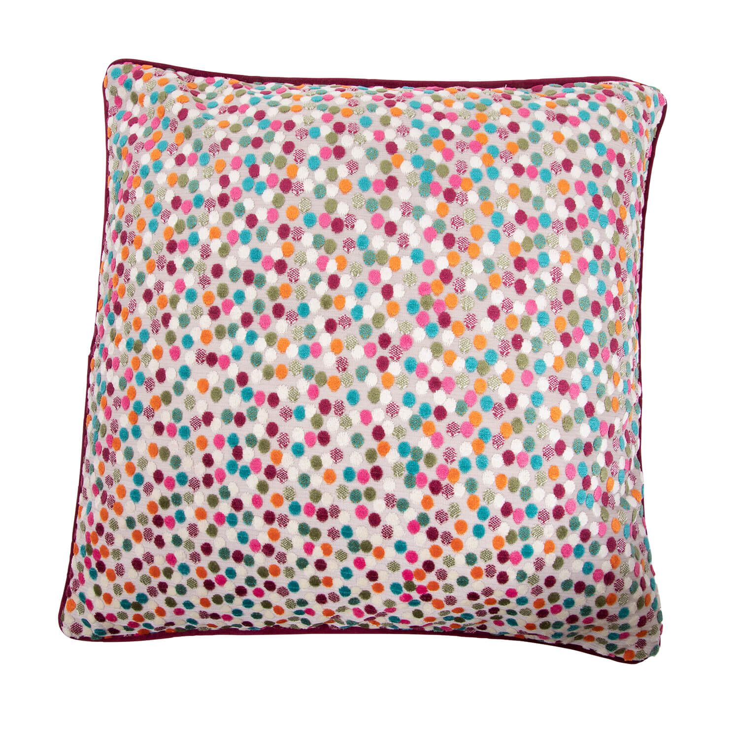 Sophie Spot Cushion 58x58cm - Green