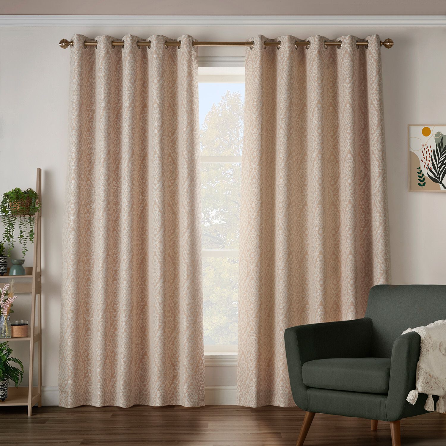 SOUMAK NATURAL 66x54 Curtain