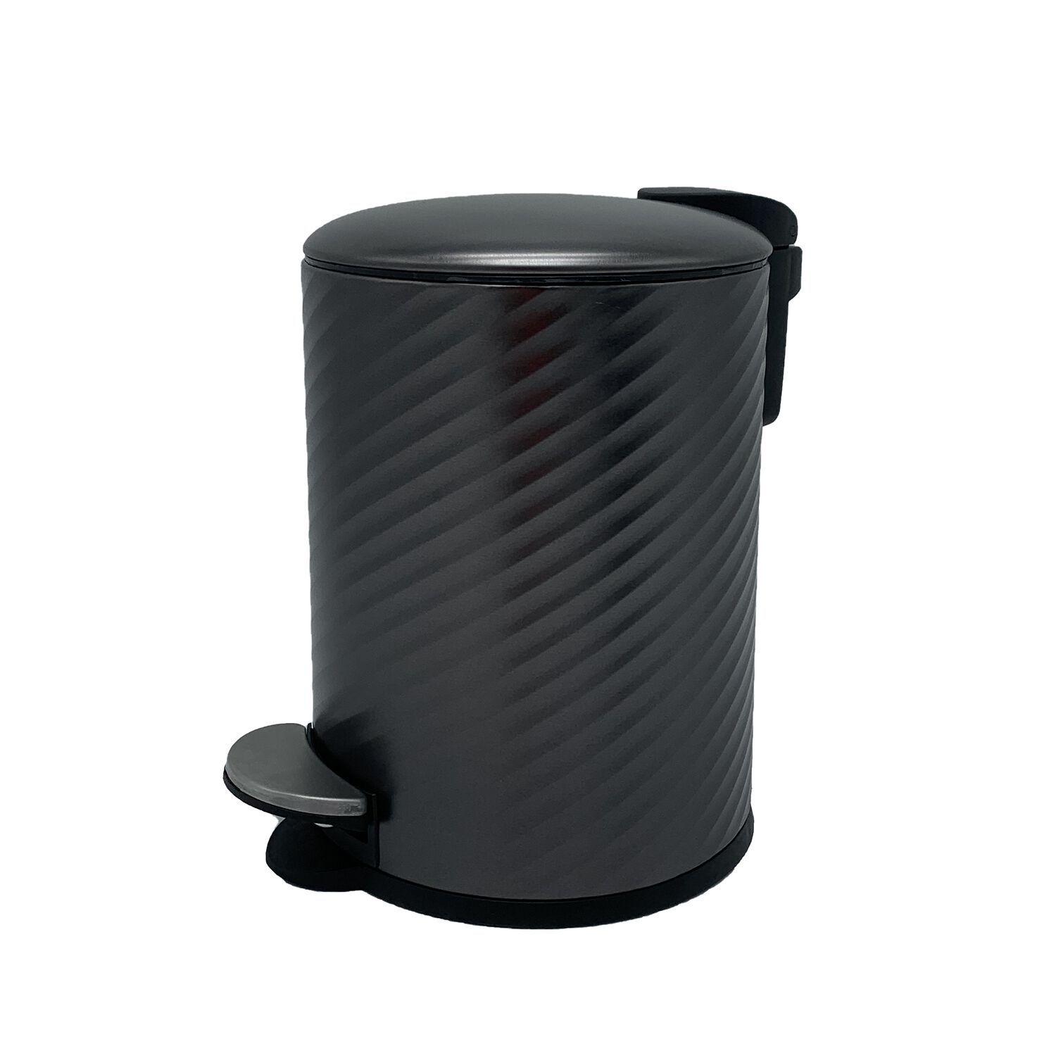 Spiral Embossed Bin 3L - Charcoal