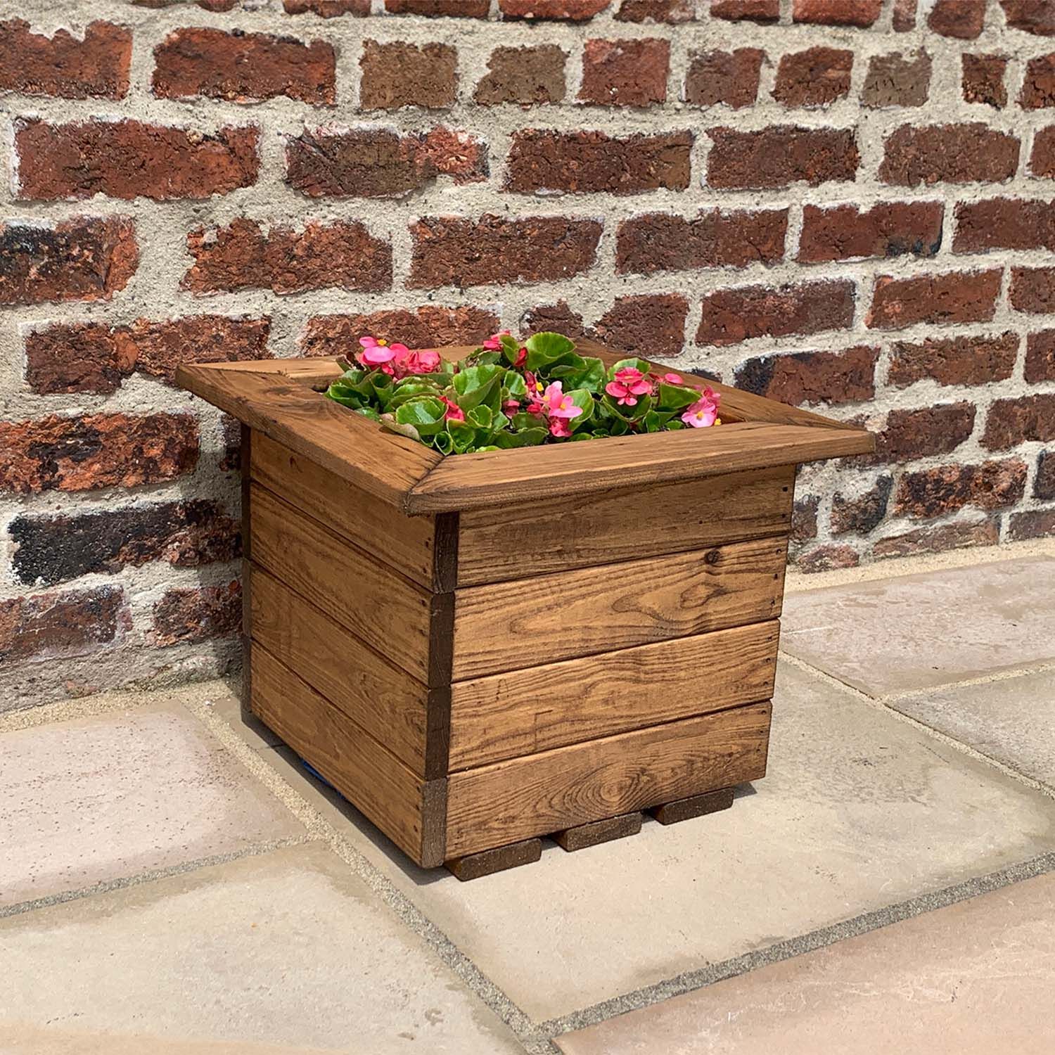 Square Wooden Planter