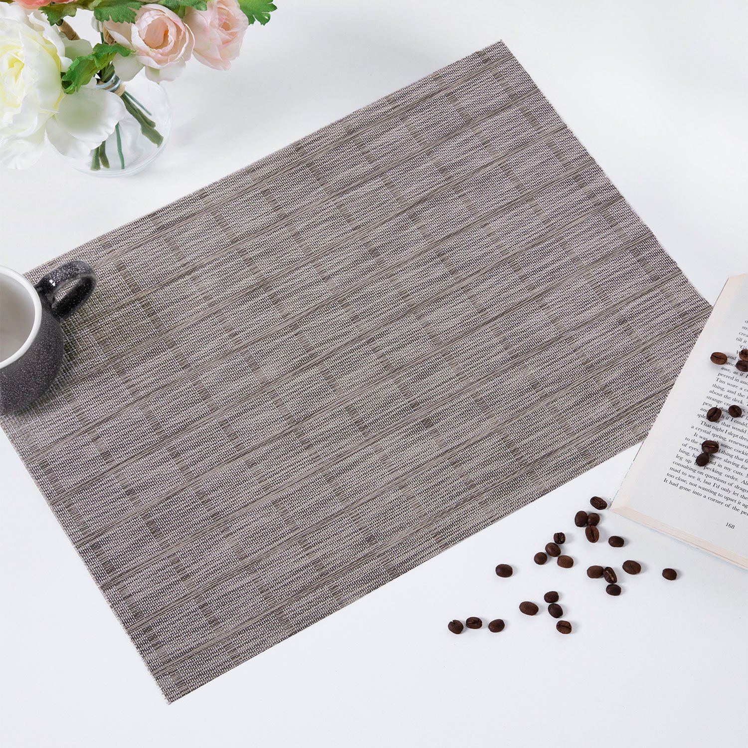 Squares Placemats - Mocha