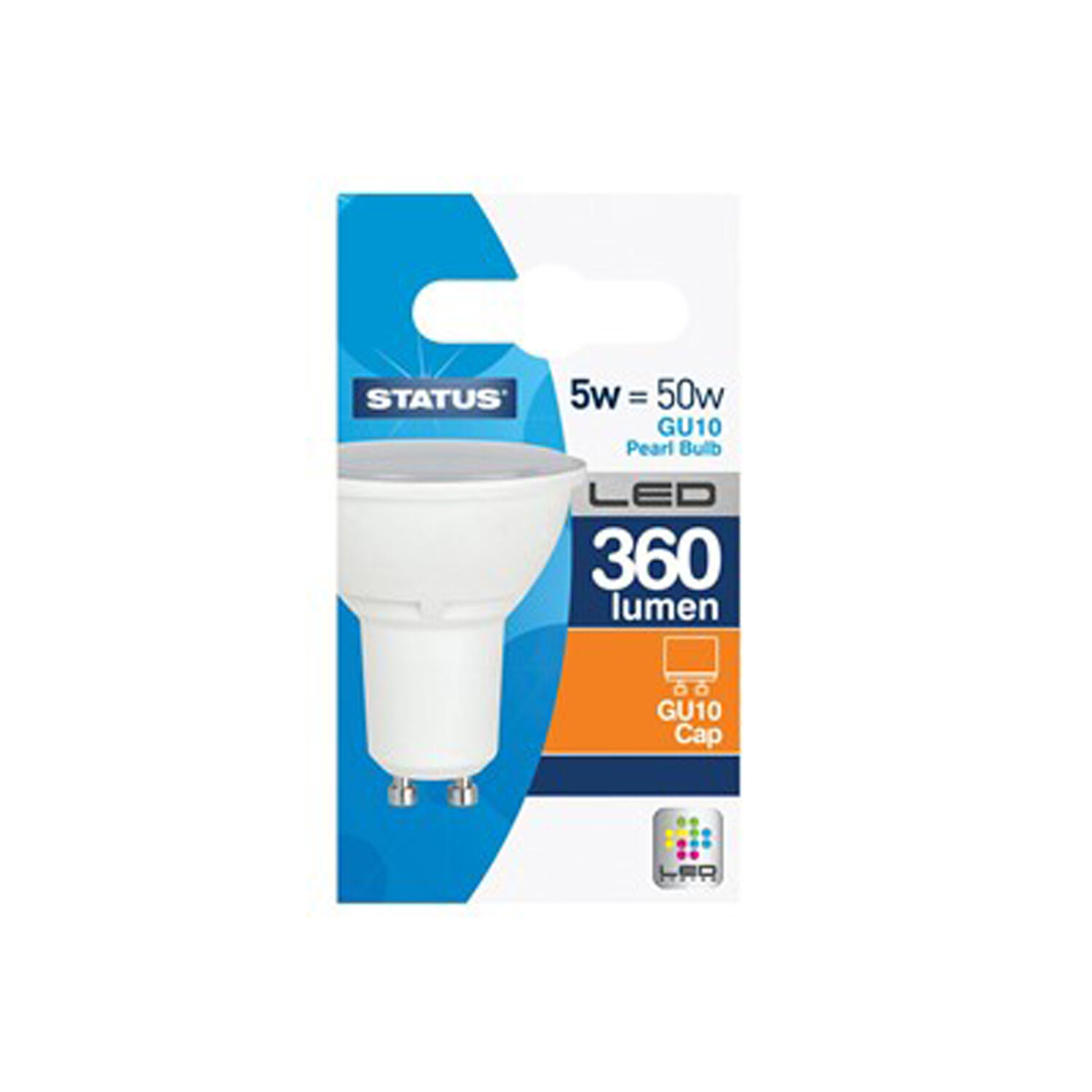 Status GU10 LED Bulb 5W EQ 50W- Warm White