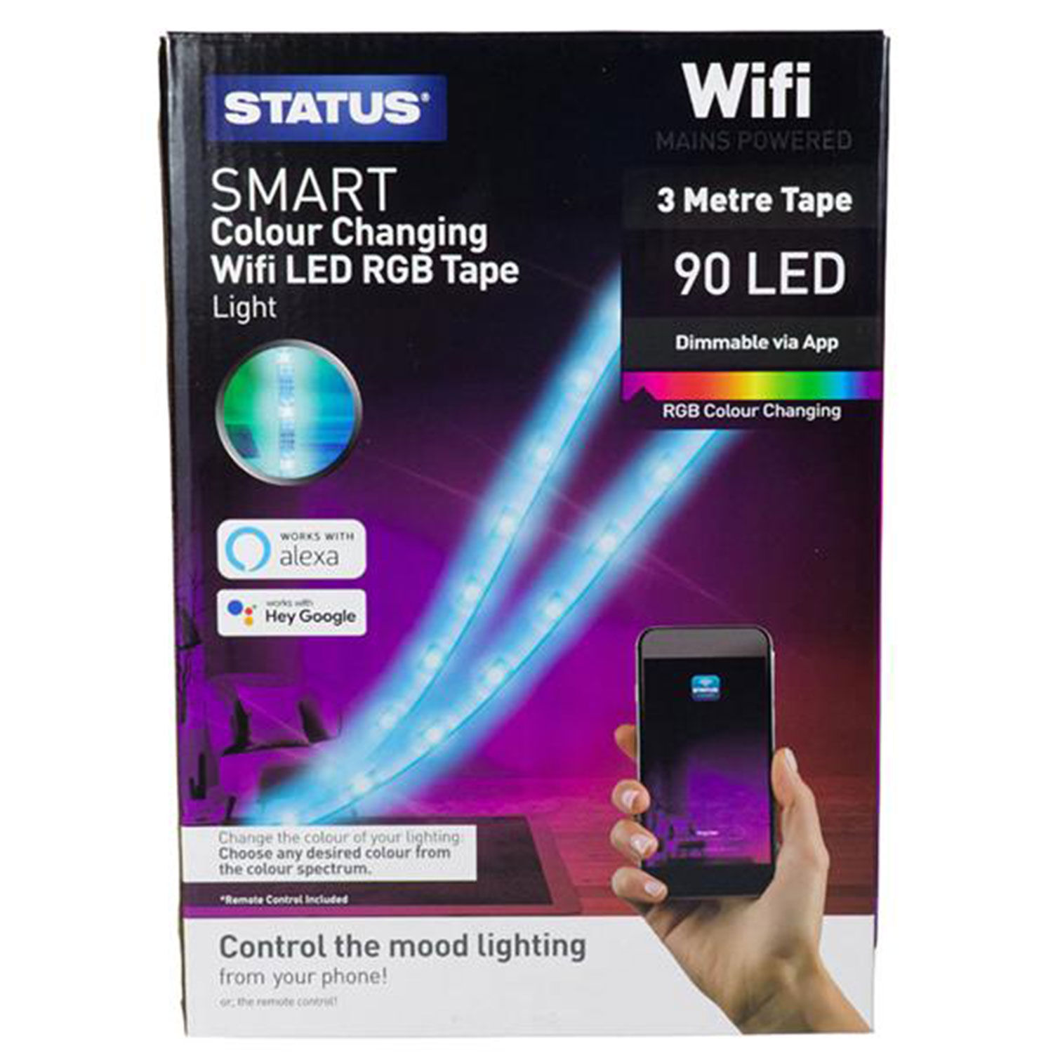 Status Smart Led 3m Tape RGBW Colour Changing